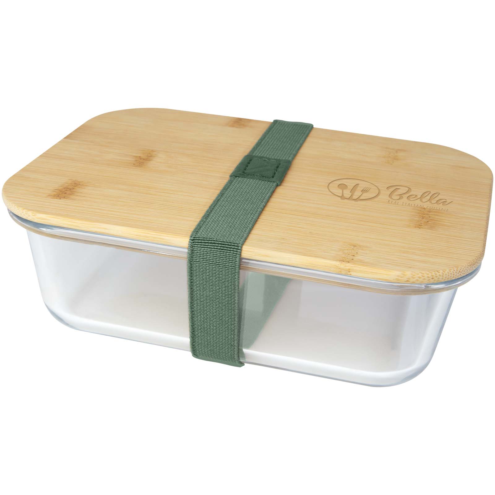 Seasons Boîte repas Roby en verre avec couvercle en bambou 1000 ml