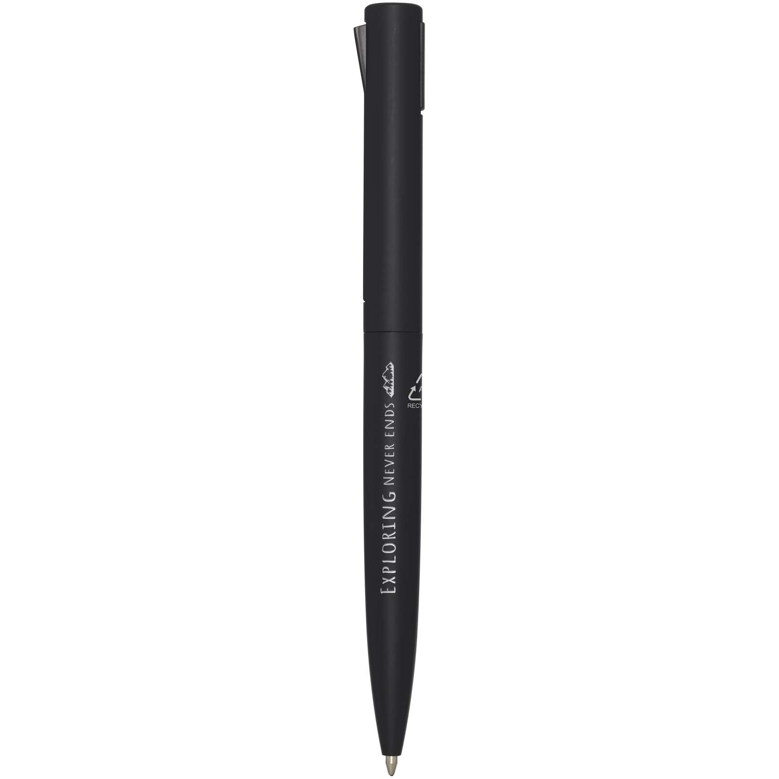 Stylo bille en aluminium recyclé Juana (encre noire)