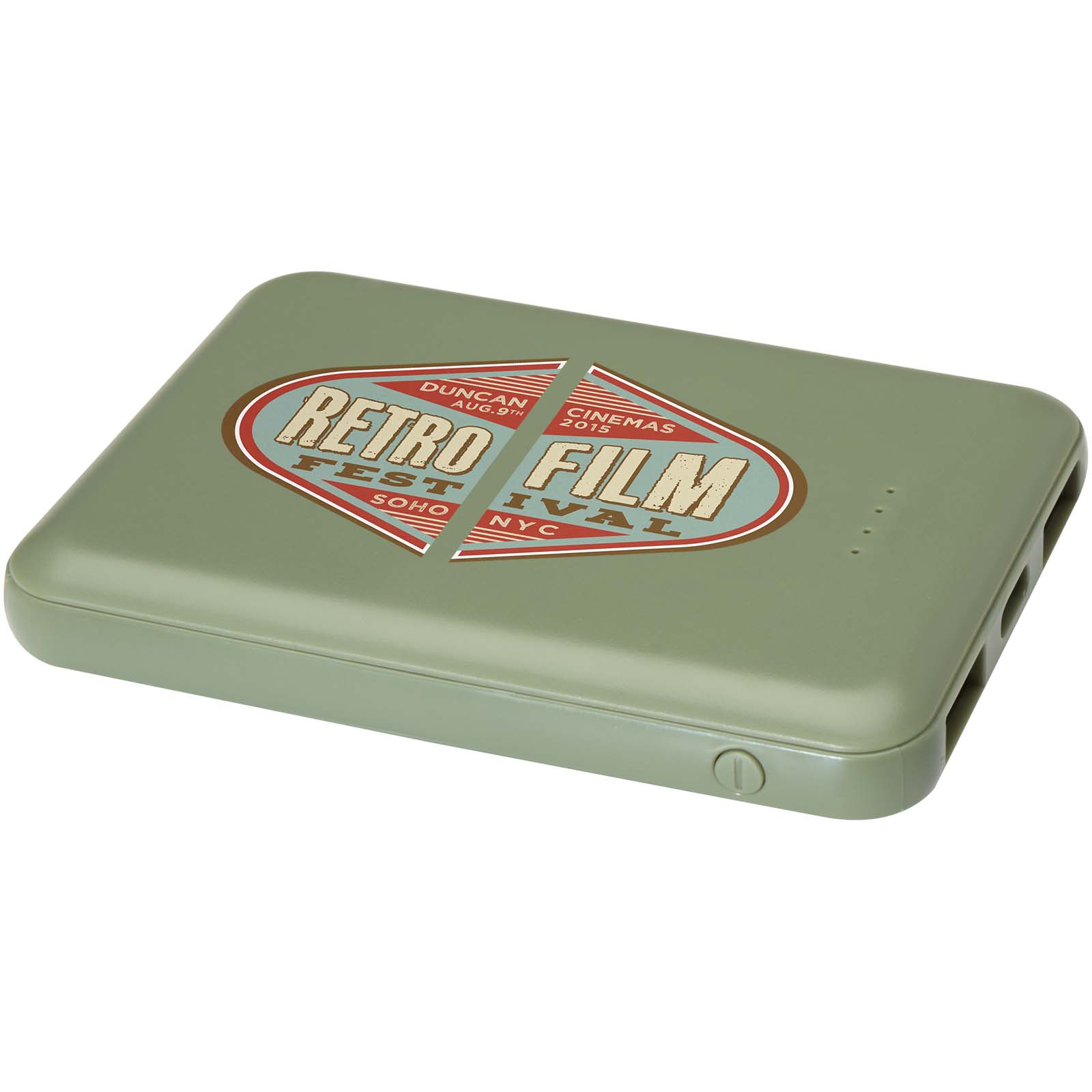 Batterie de secours en plastique recyclé Asama type-C de 5 000 mAh