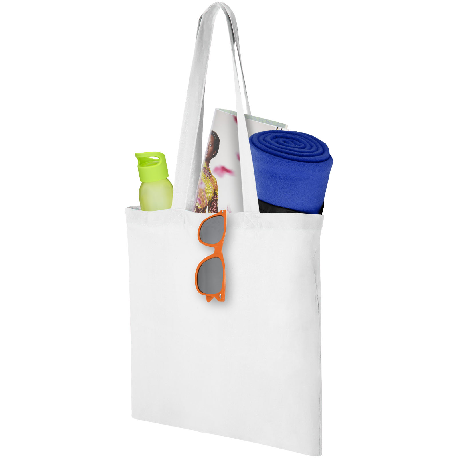 Sac shopping coton Carolina 100 gr/m² 7L