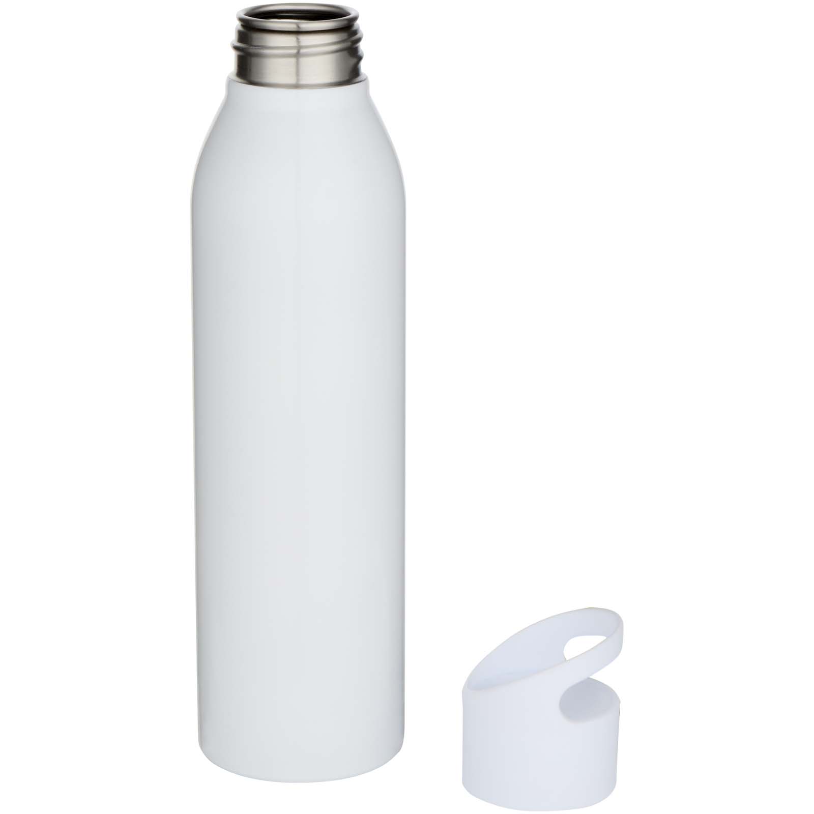 Bouteille d’eau Sky de 650 ml en acier inoxydable recyclé certifié RCS à simple paroi
