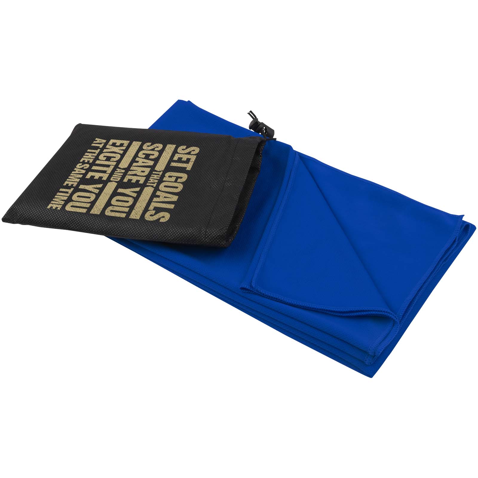 Serviette de sport Lucas en rPET 70 x 140 cm