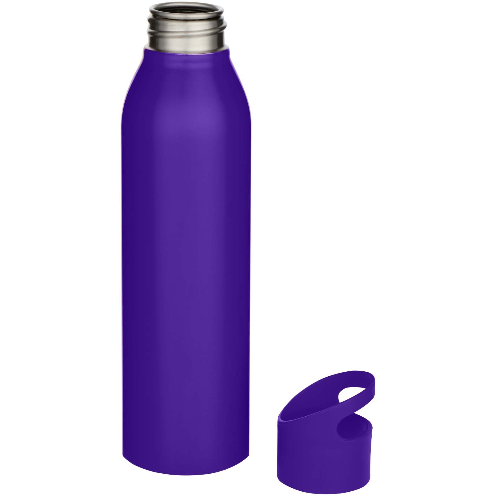 Bouteille d’eau Sky de 650 ml en acier inoxydable recyclé certifié RCS à simple paroi