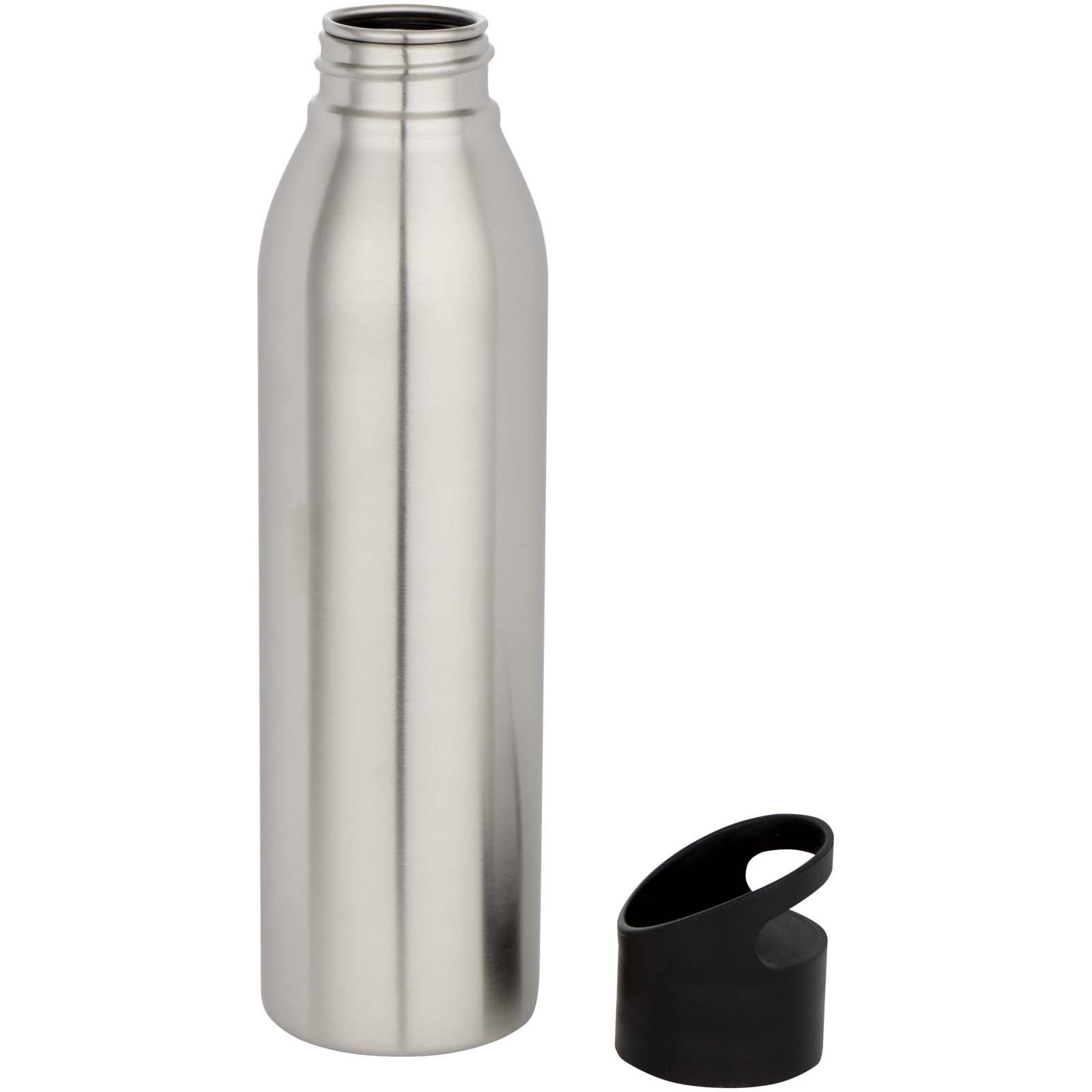 Bouteille d’eau Sky de 650 ml en acier inoxydable recyclé certifié RCS à simple paroi