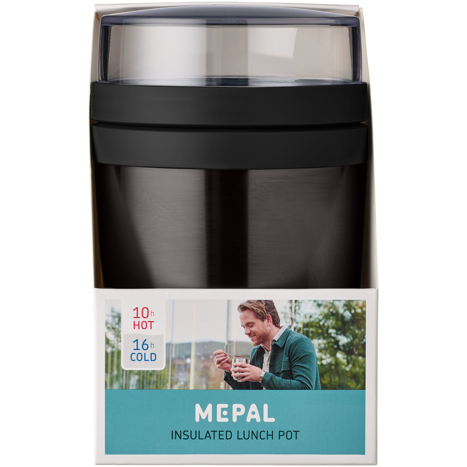 Mepal Bol à déjeuner isotherme Ellipse 500+200 ml