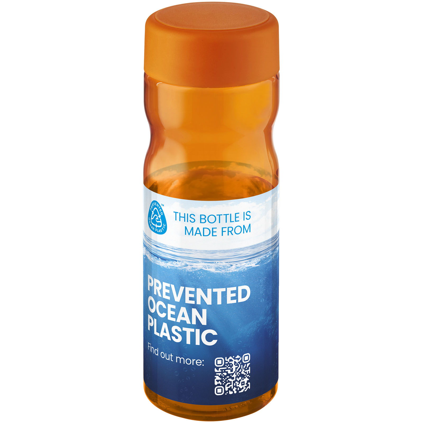 Bouteille H2O Active® Eco Base 650ml avec couvercle vissé