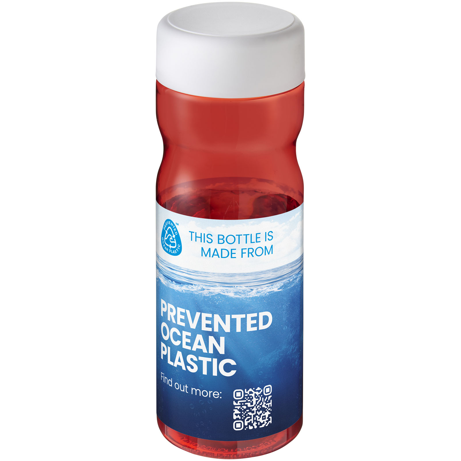 Bouteille H2O Active® Eco Base 650ml avec couvercle vissé