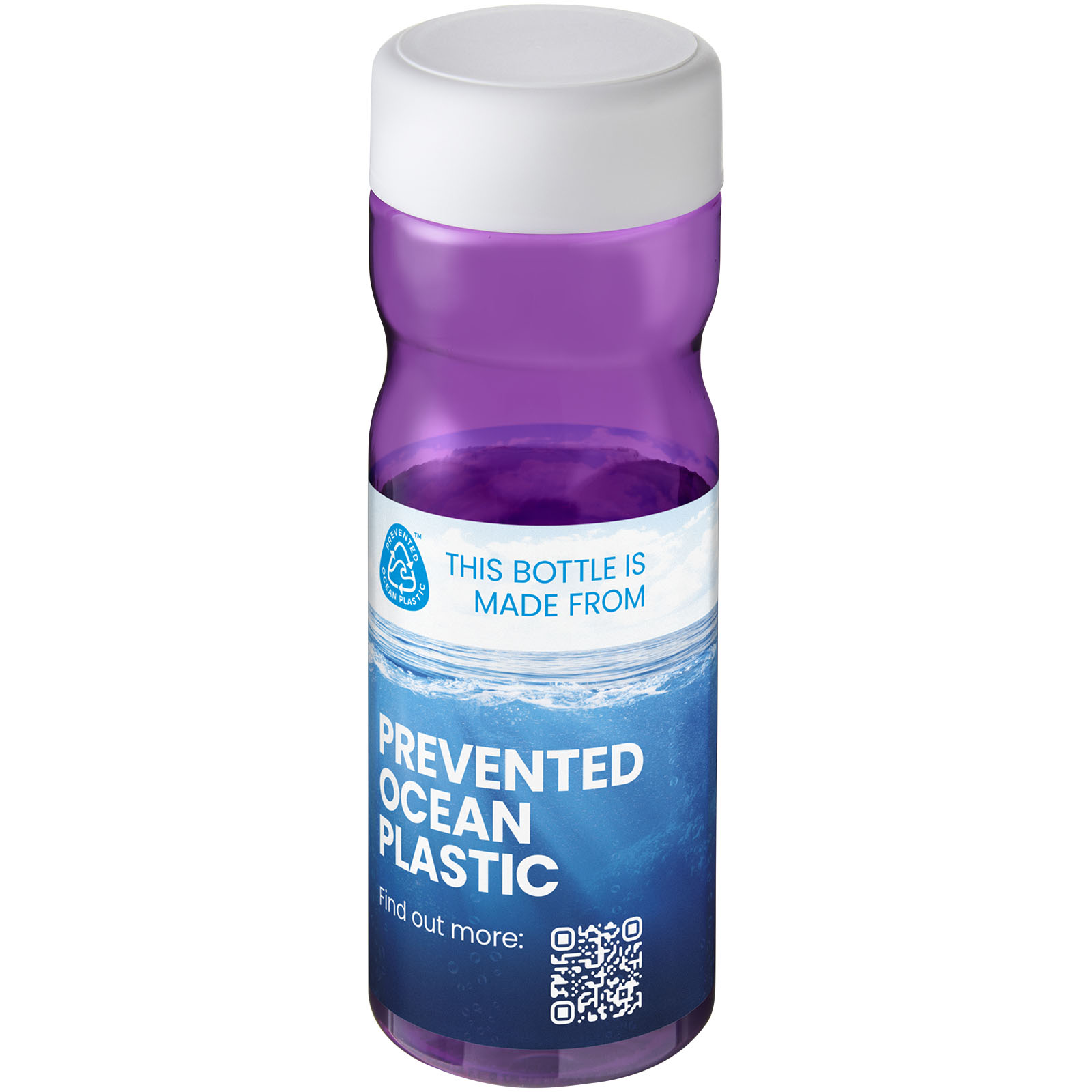 Bouteille H2O Active® Eco Base 650ml avec couvercle vissé
