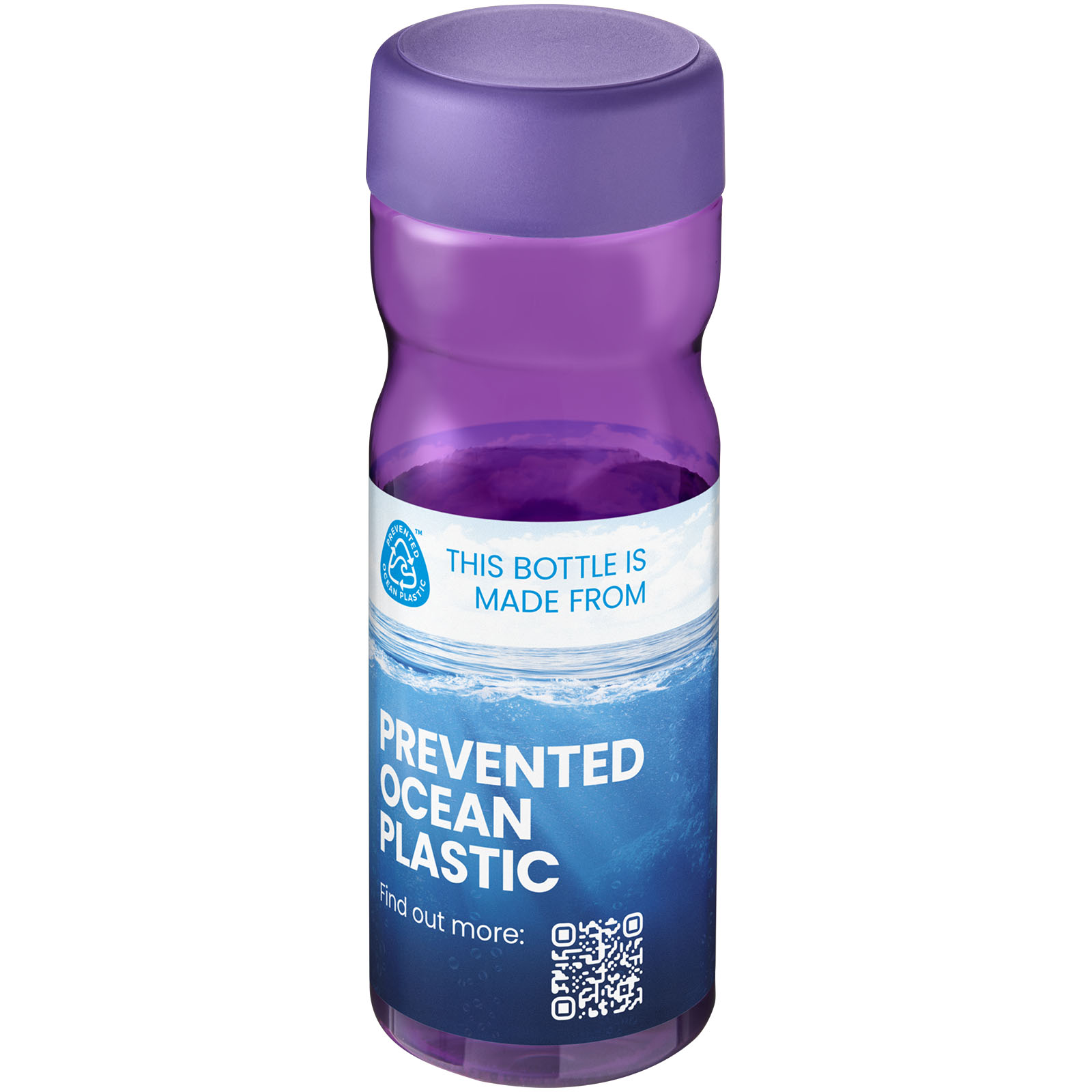 Bouteille H2O Active® Eco Base 650ml avec couvercle vissé