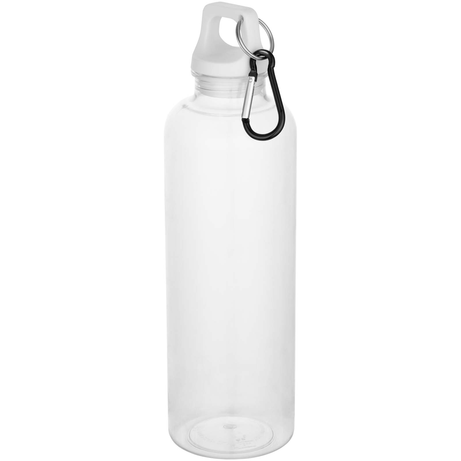 Bouteille d’eau Oregon de 750 ml en plastique recyclé certifié RCS avec mousqueton