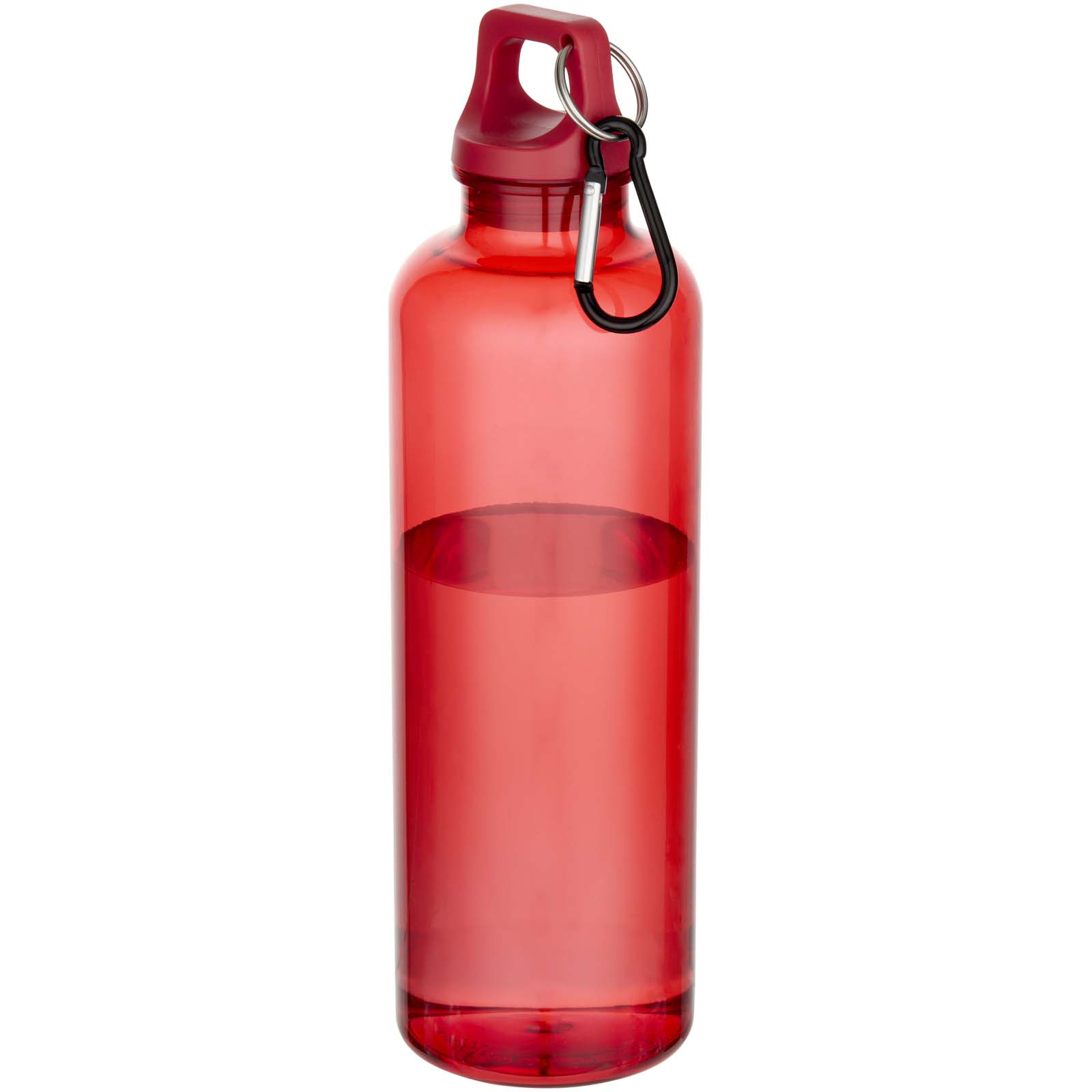 Bouteille d’eau Oregon de 750 ml en plastique recyclé certifié RCS avec mousqueton