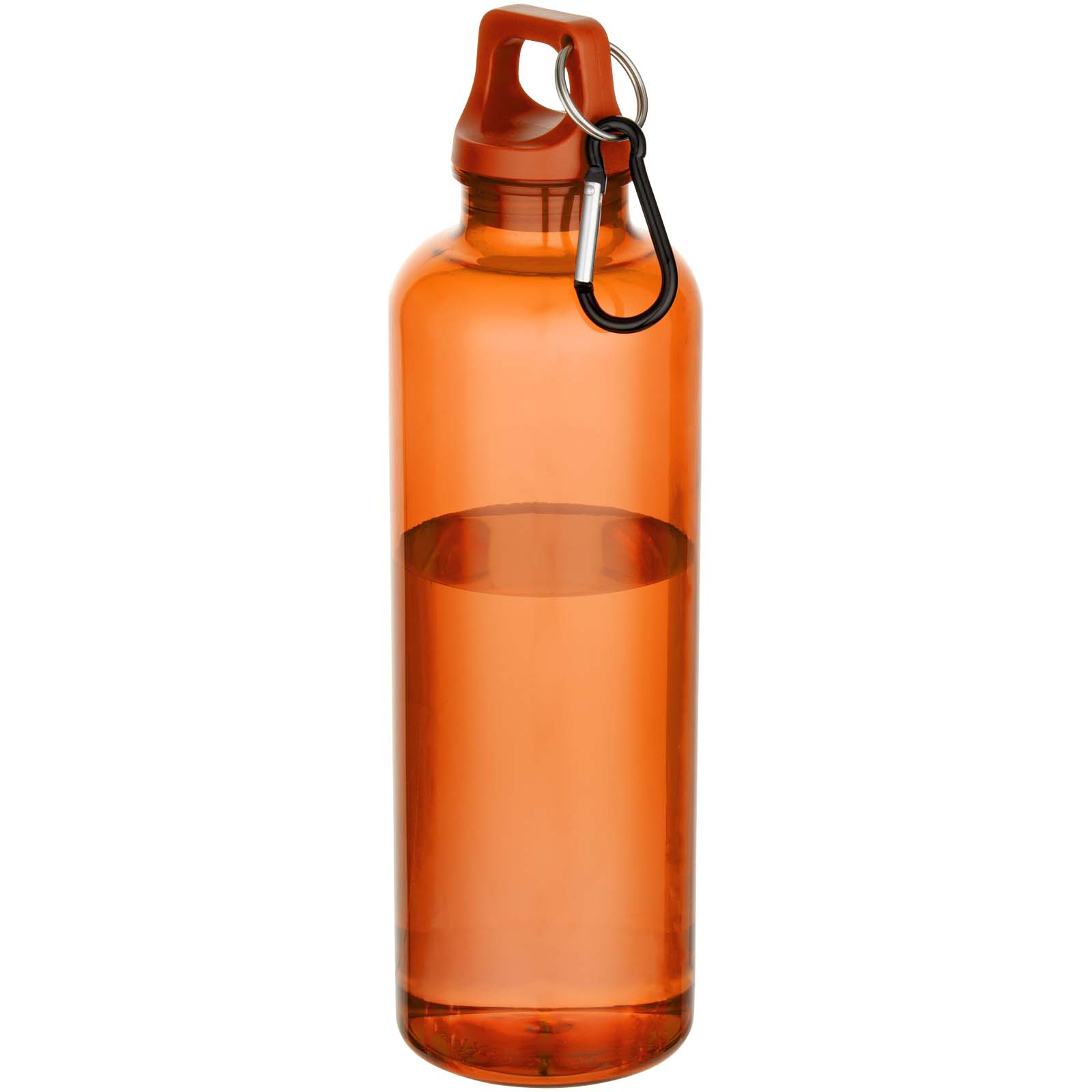 Bouteille d’eau Oregon de 750 ml en plastique recyclé certifié RCS avec mousqueton