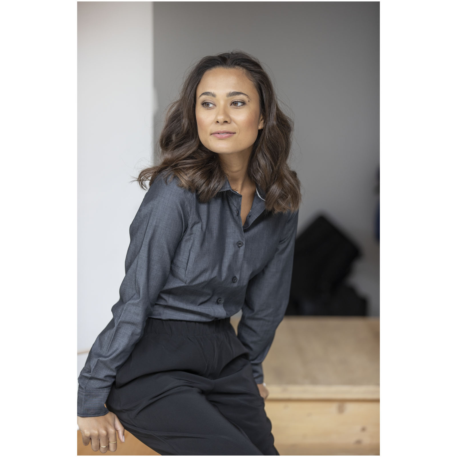 Elevate Chemise Cuprite à manches longues pour femme