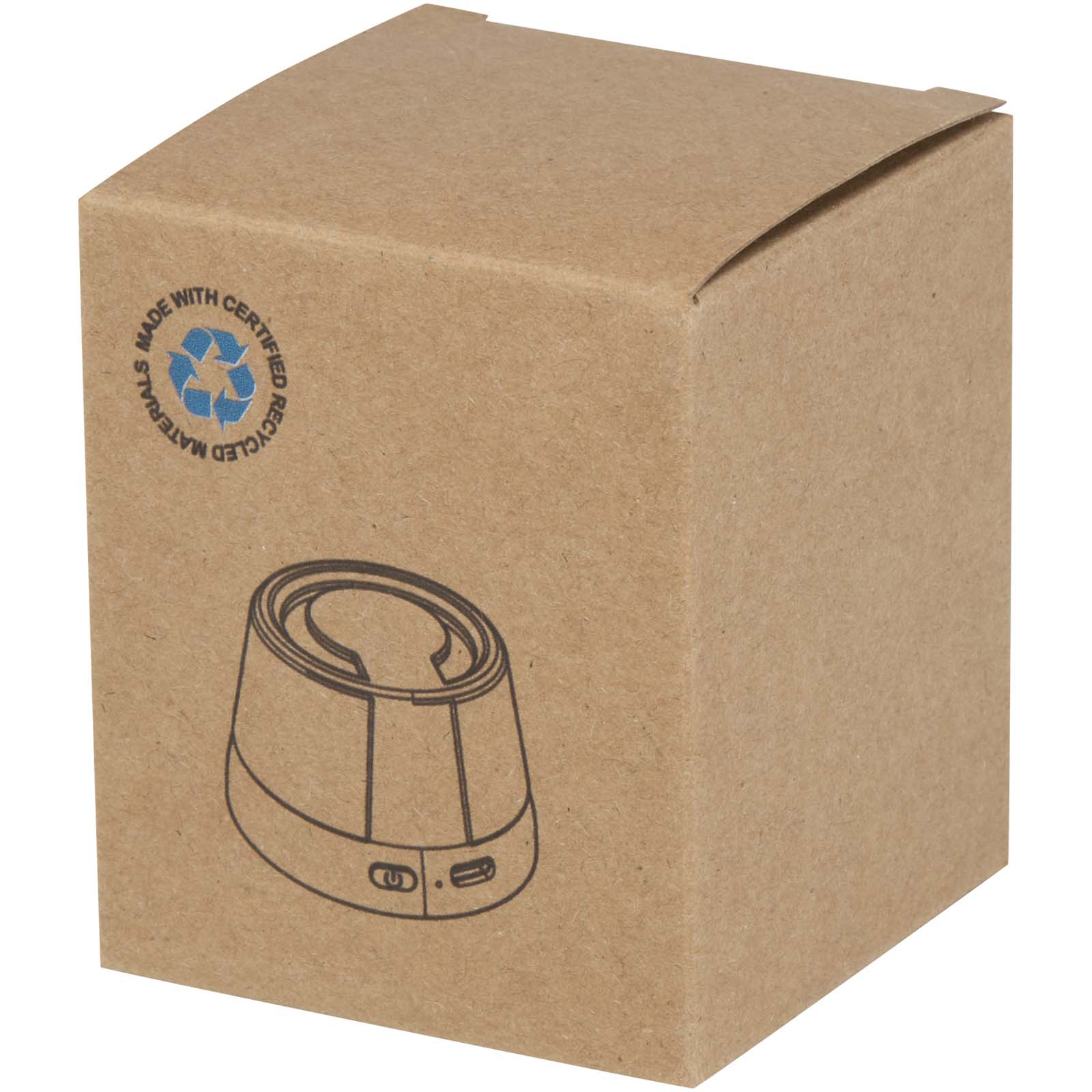Haut-parleur Horna sans fil magnétique en plastique recyclé de 3 W