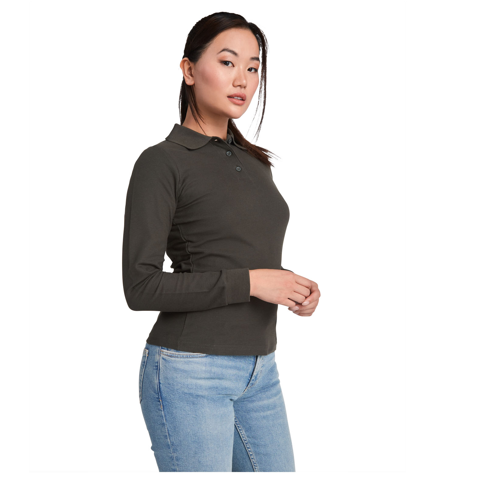 Roly Polo de 220 g/m² Estrella à manches longues pour femme