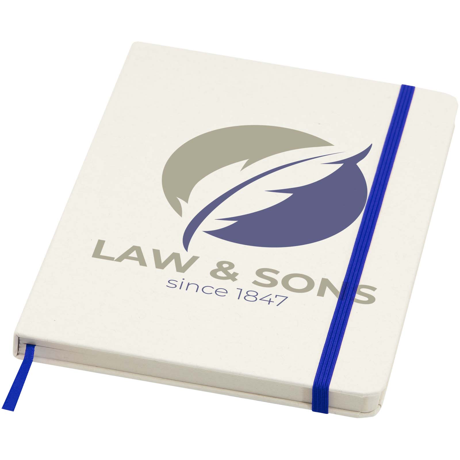 Carnet A5 recyclé Bass ligné à couverture rigide