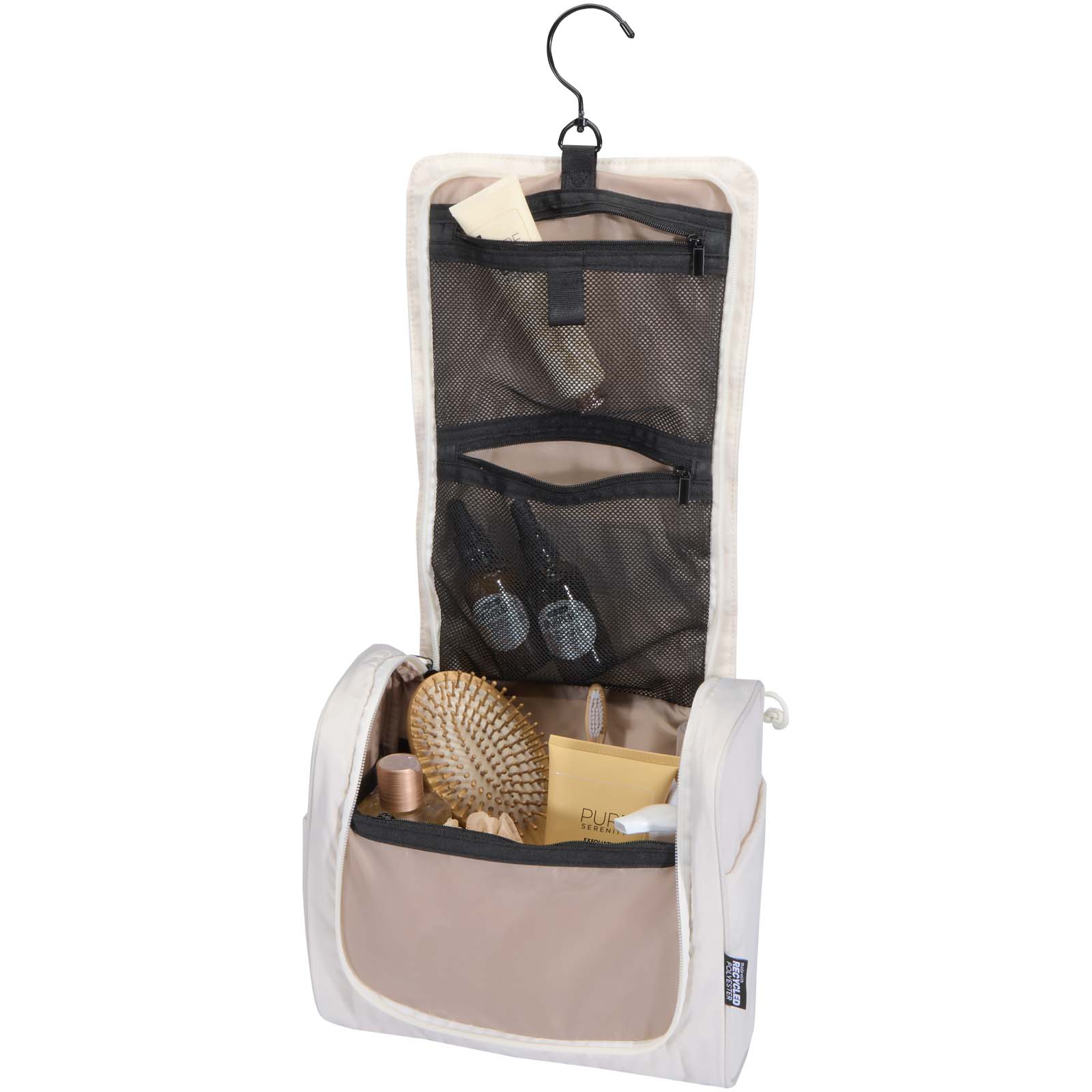 Trousse de toilette à suspendre Puffer recyclée et certifiée GRS de 8 L