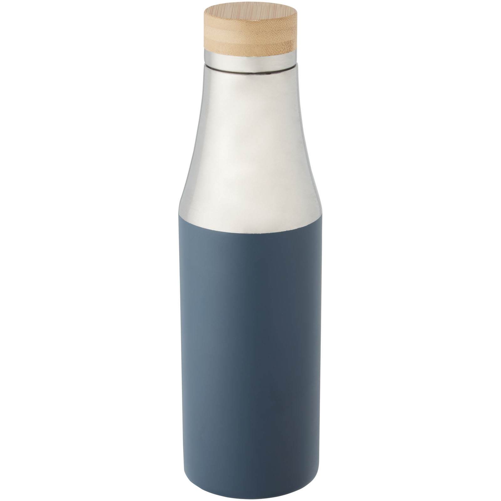 Bouteille Hulan de 540 ml en acier inoxydable avec  cuivre et isolation par le vide avec couvercle en bambou