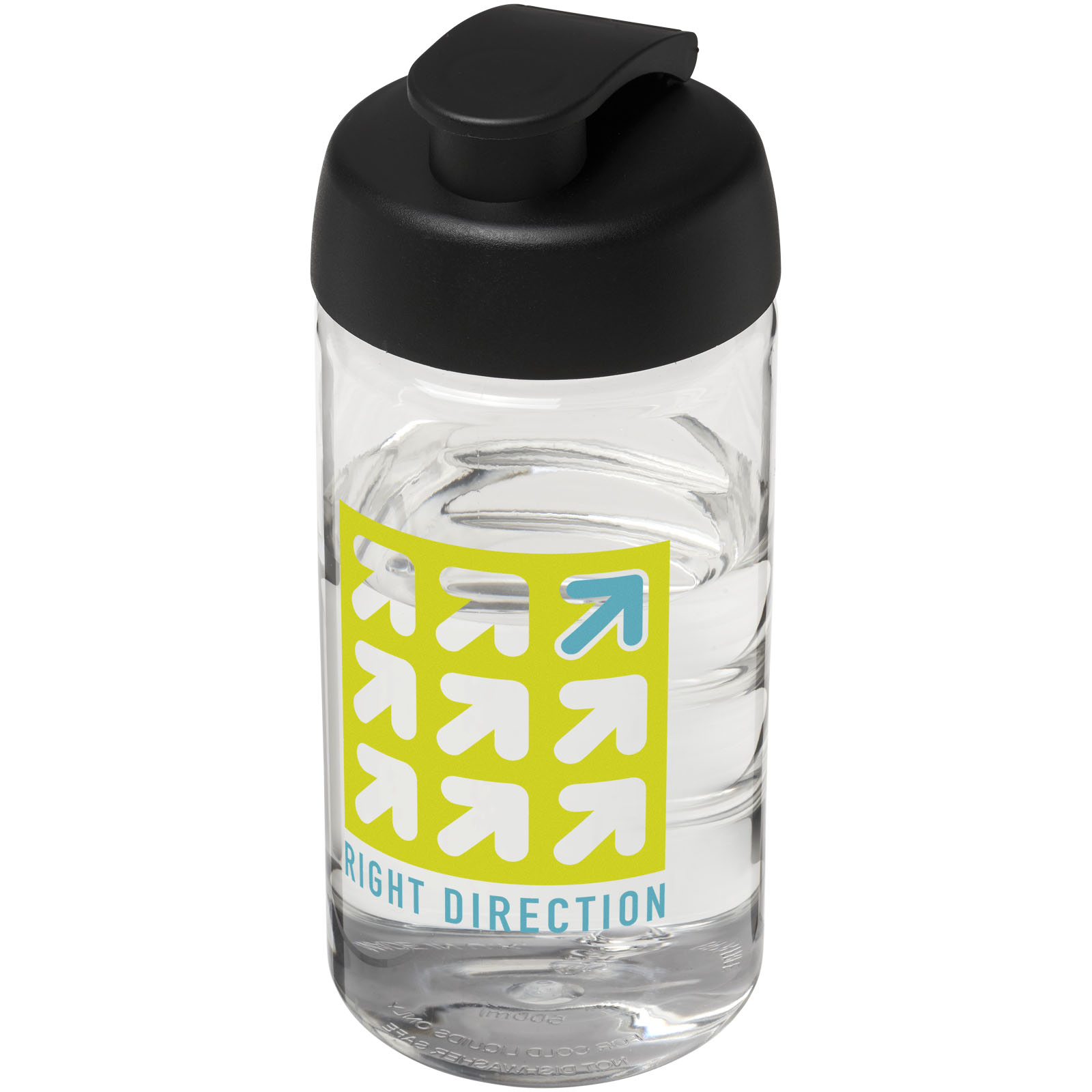 Bouteille de sport H2O Active® Bop 500ml avec couvercle à clapet
