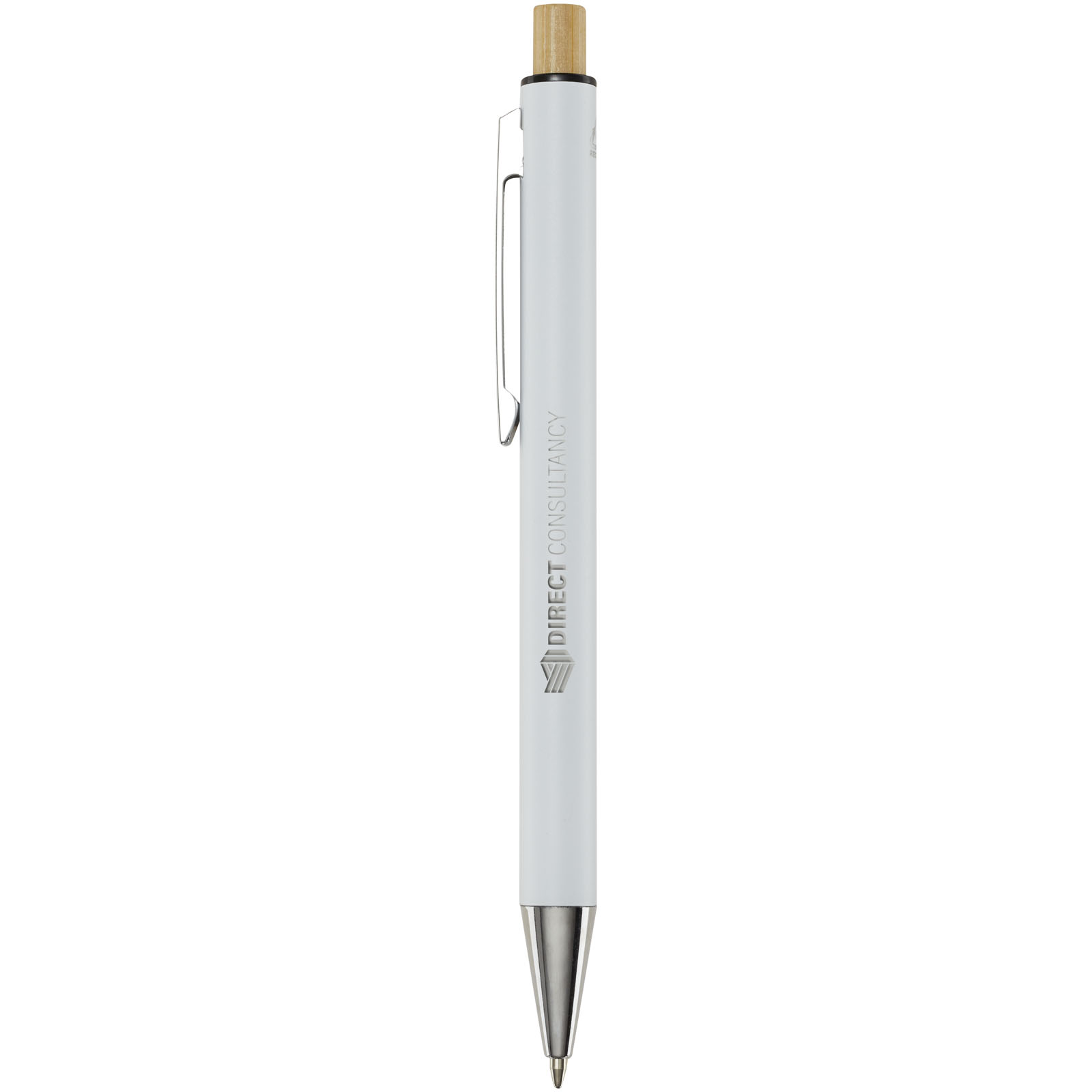 Stylo bille en aluminium recyclé Cyrus (encre bleue)