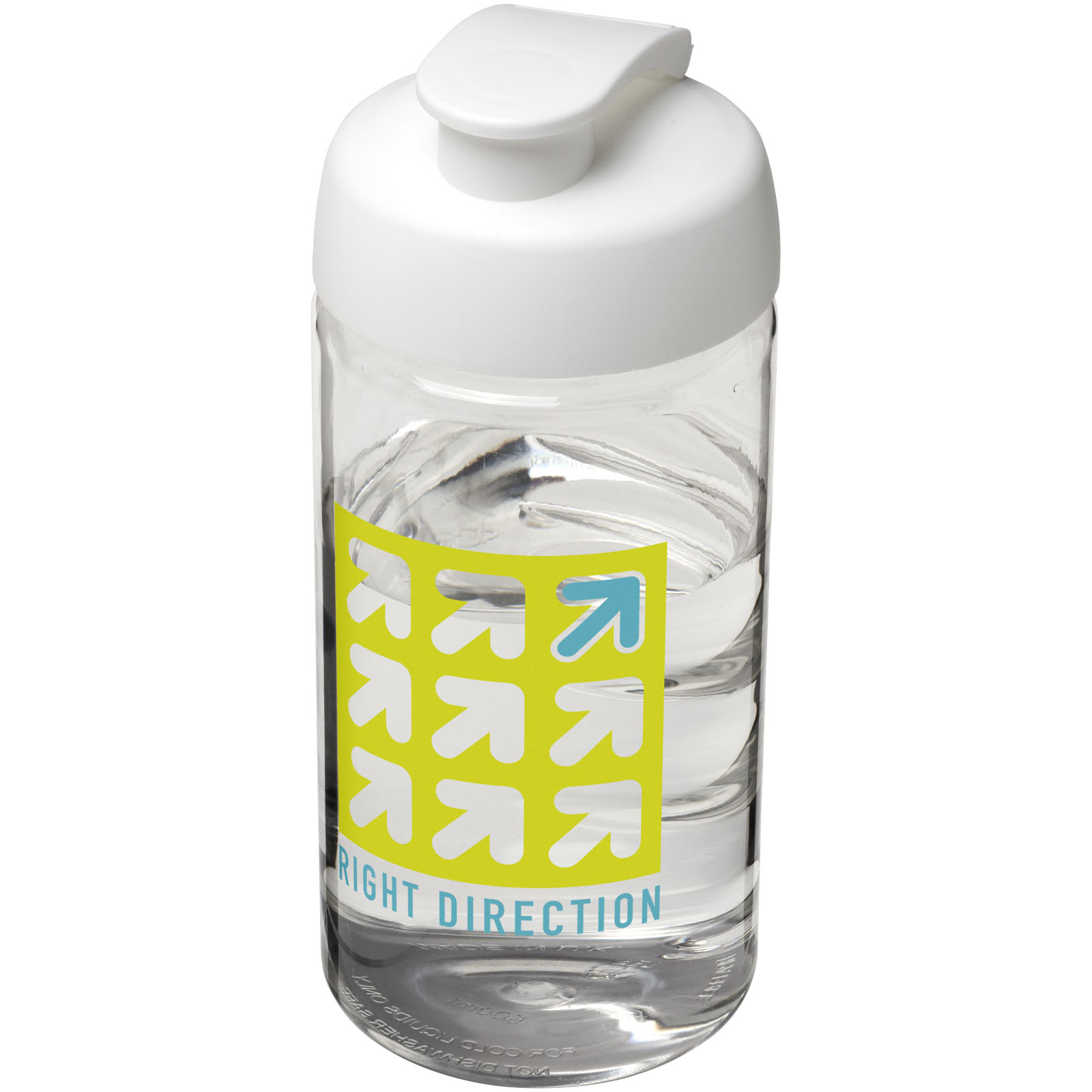 Bouteille de sport H2O Active® Bop 500ml avec couvercle à clapet