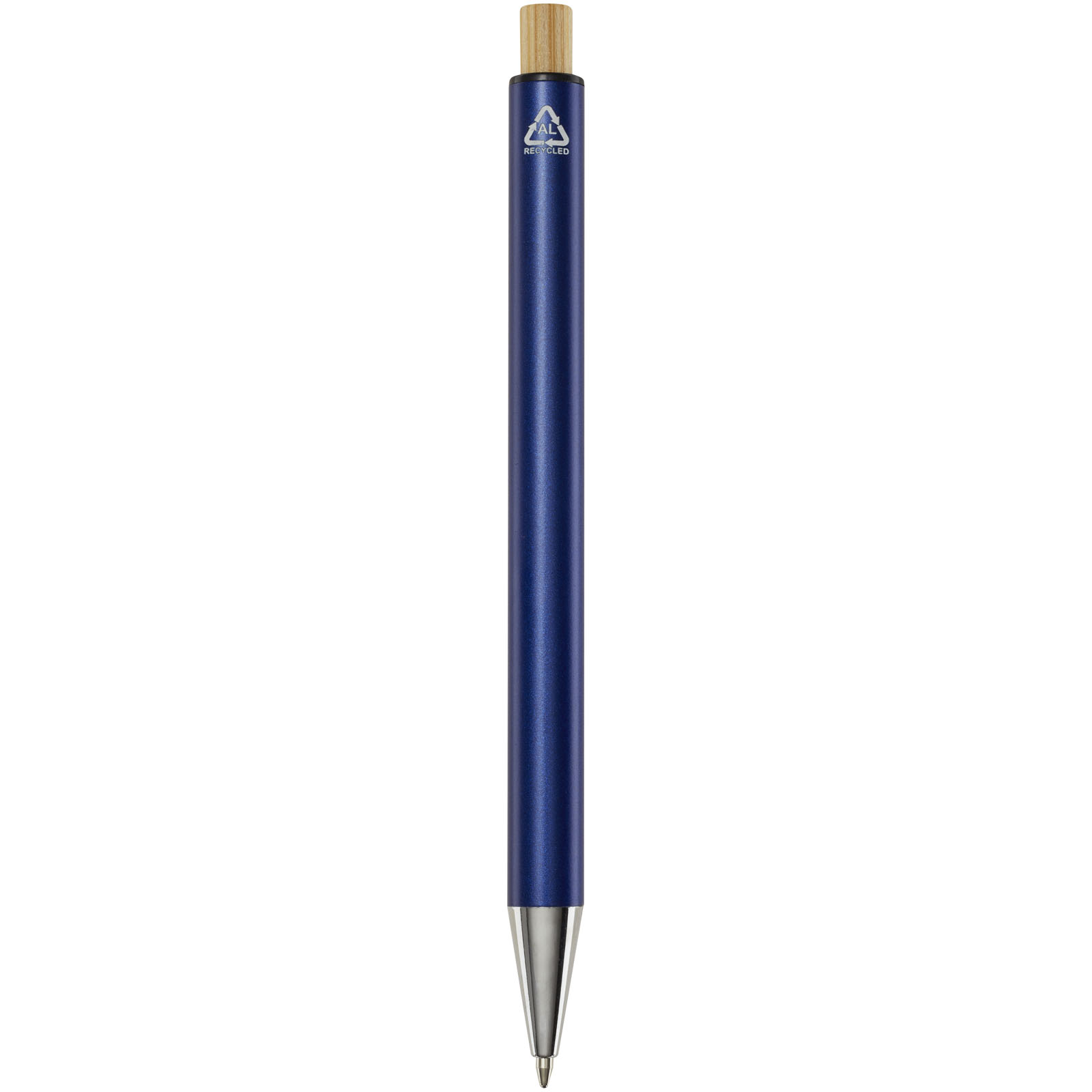 Stylo bille en aluminium recyclé Cyrus (encre bleue)