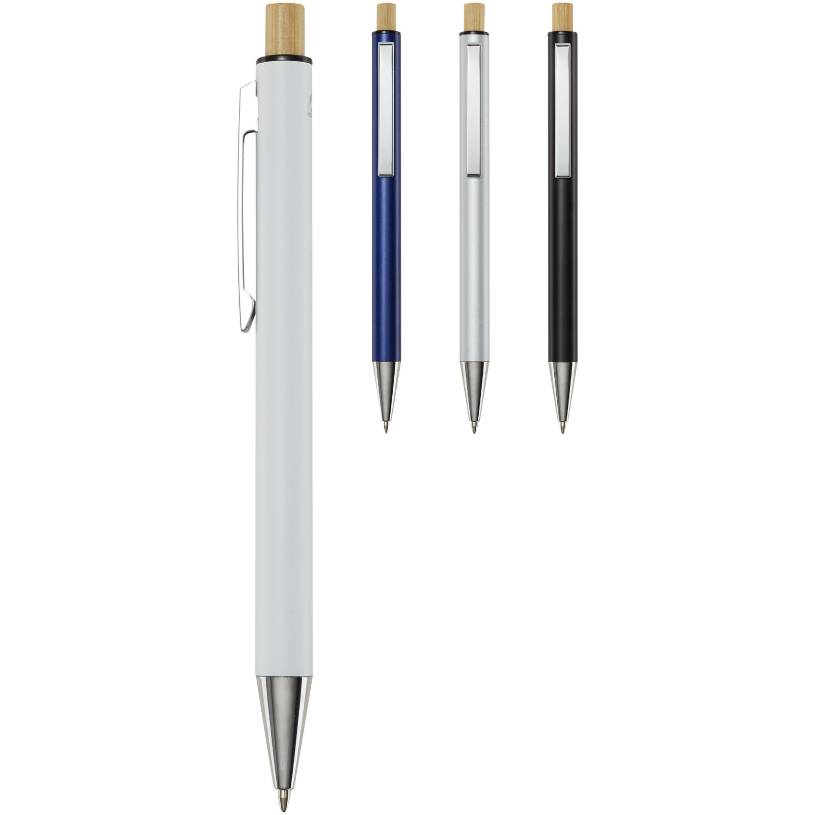 Stylo bille en aluminium recyclé Cyrus (encre bleue)