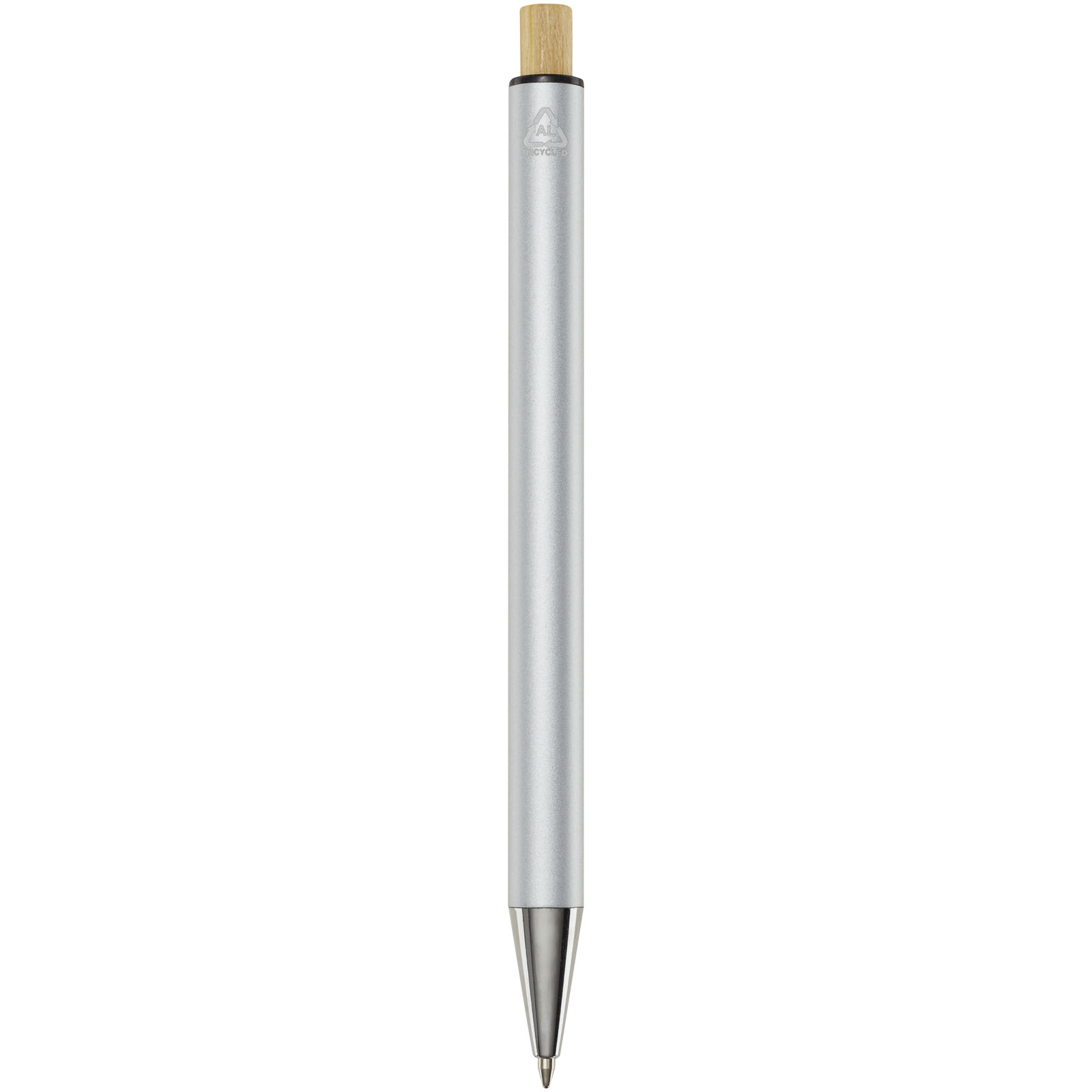 Stylo bille en aluminium recyclé Cyrus (encre bleue)