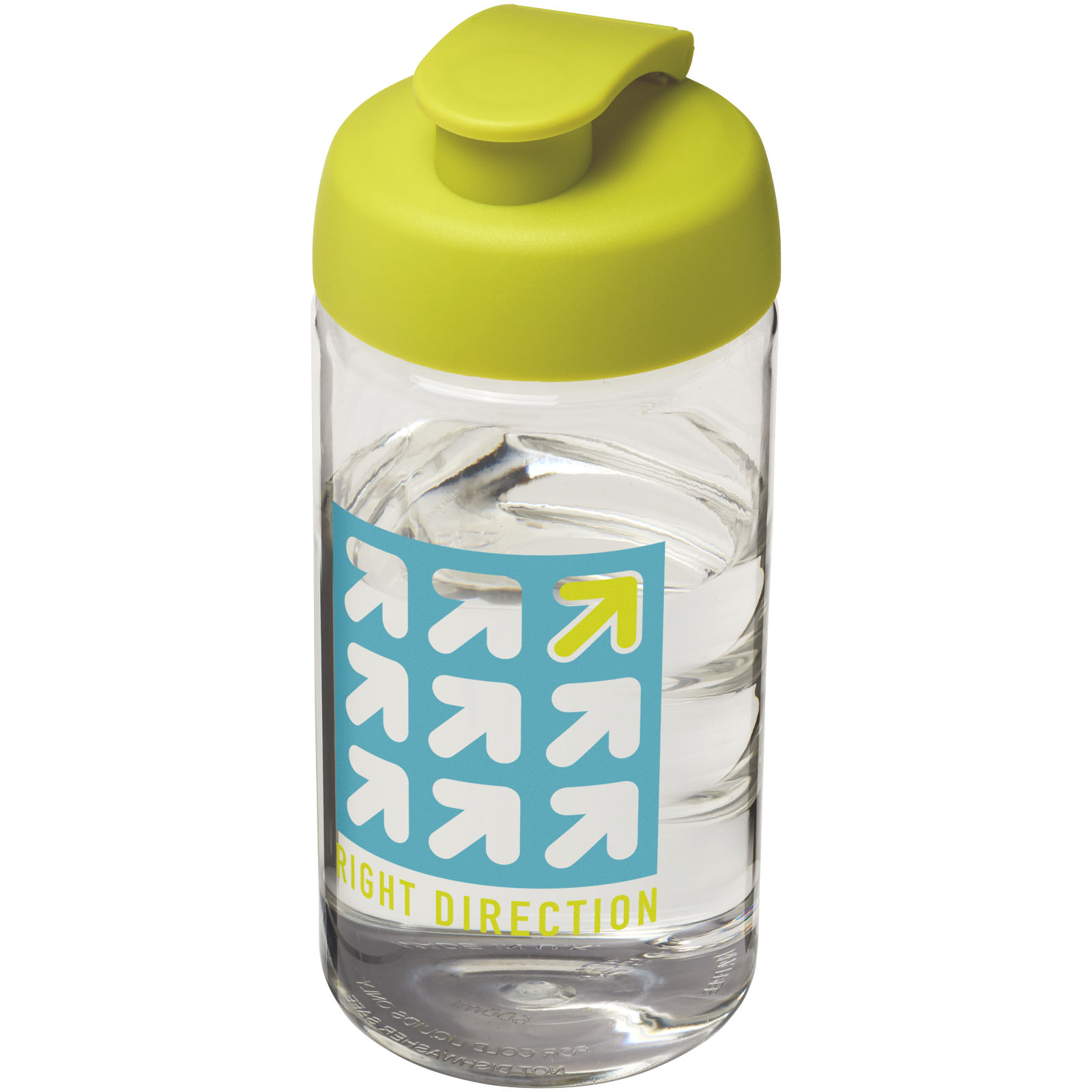 Bouteille de sport H2O Active® Bop 500ml avec couvercle à clapet