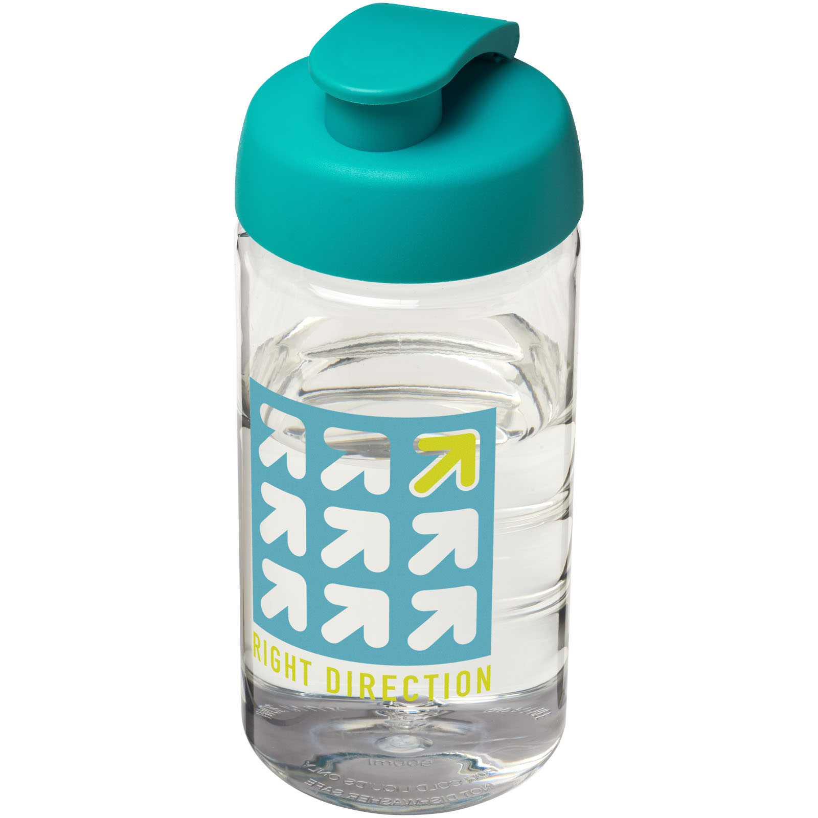 Bouteille de sport H2O Active® Bop 500ml avec couvercle à clapet