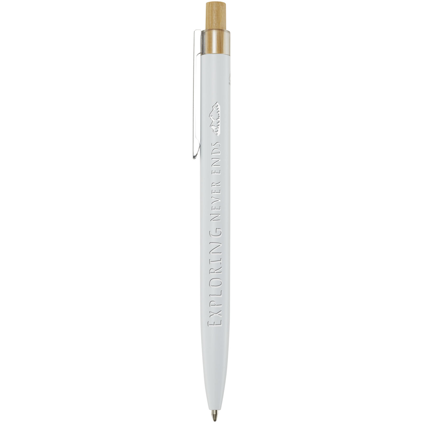 Stylo bille en aluminium recyclé Nooshin (encre bleue)