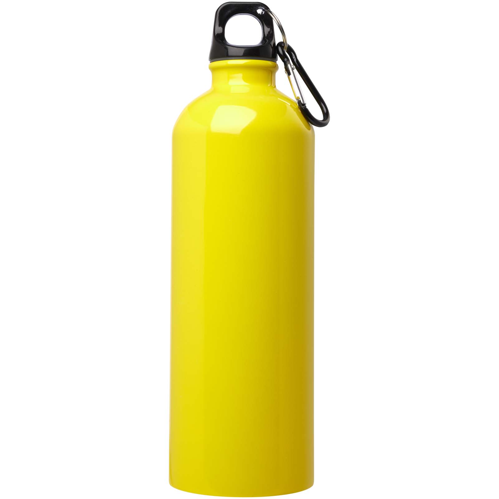 Bouteille d'eau Oregon de 750 ml simple paroi en acier recyclé certifié RCS avec mousqueton