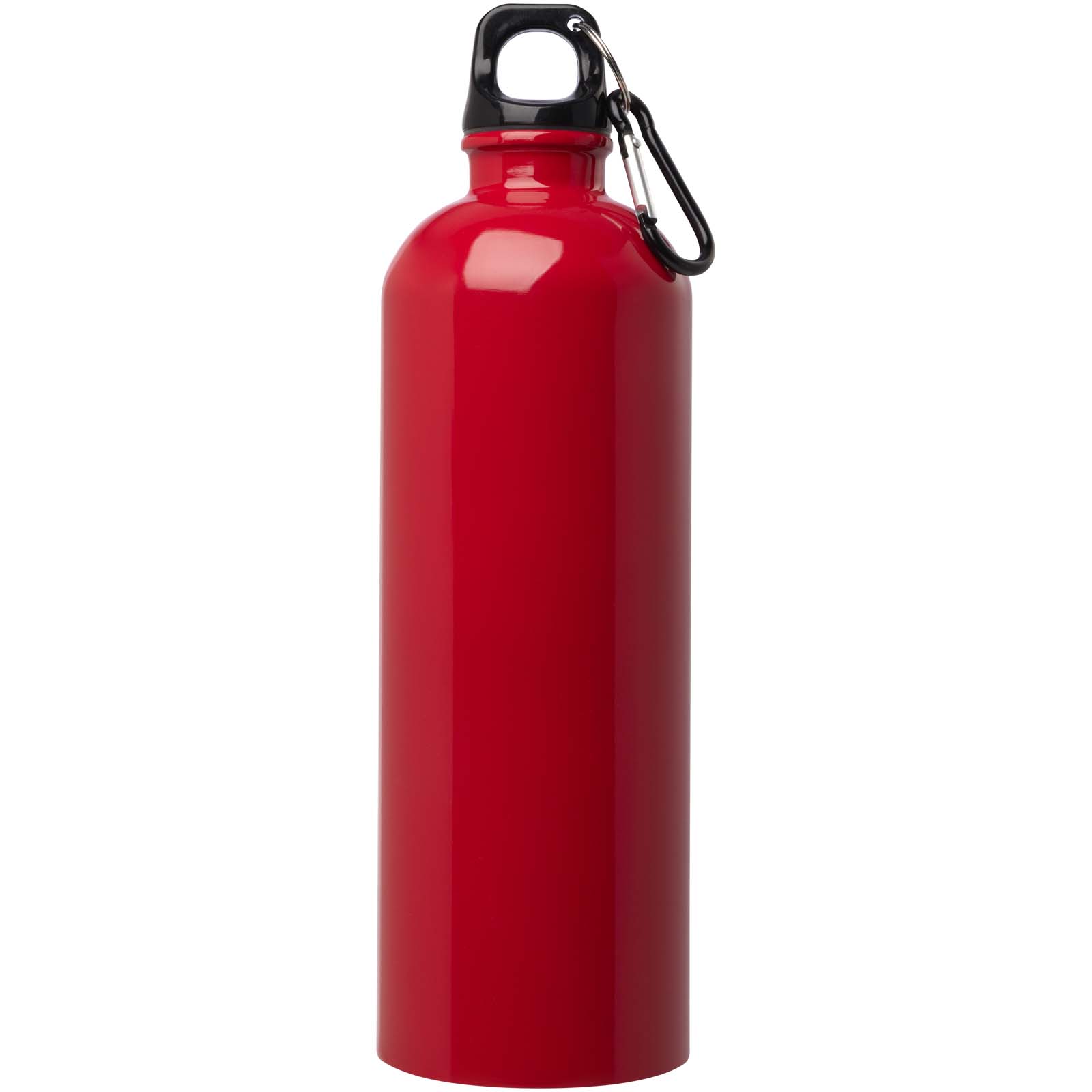 Bouteille d'eau Oregon de 750 ml simple paroi en acier recyclé certifié RCS avec mousqueton
