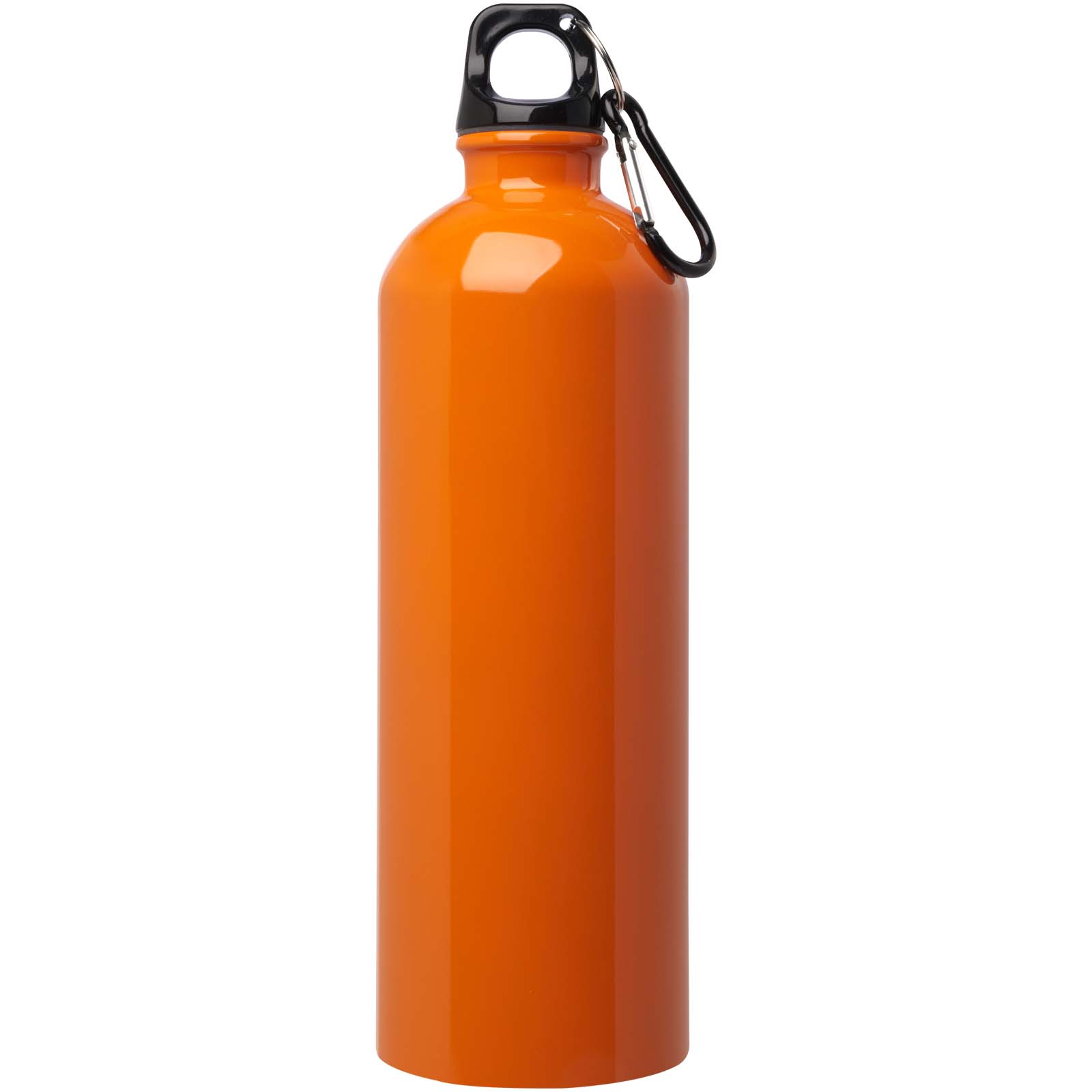 Bouteille d'eau Oregon de 750 ml simple paroi en acier recyclé certifié RCS avec mousqueton