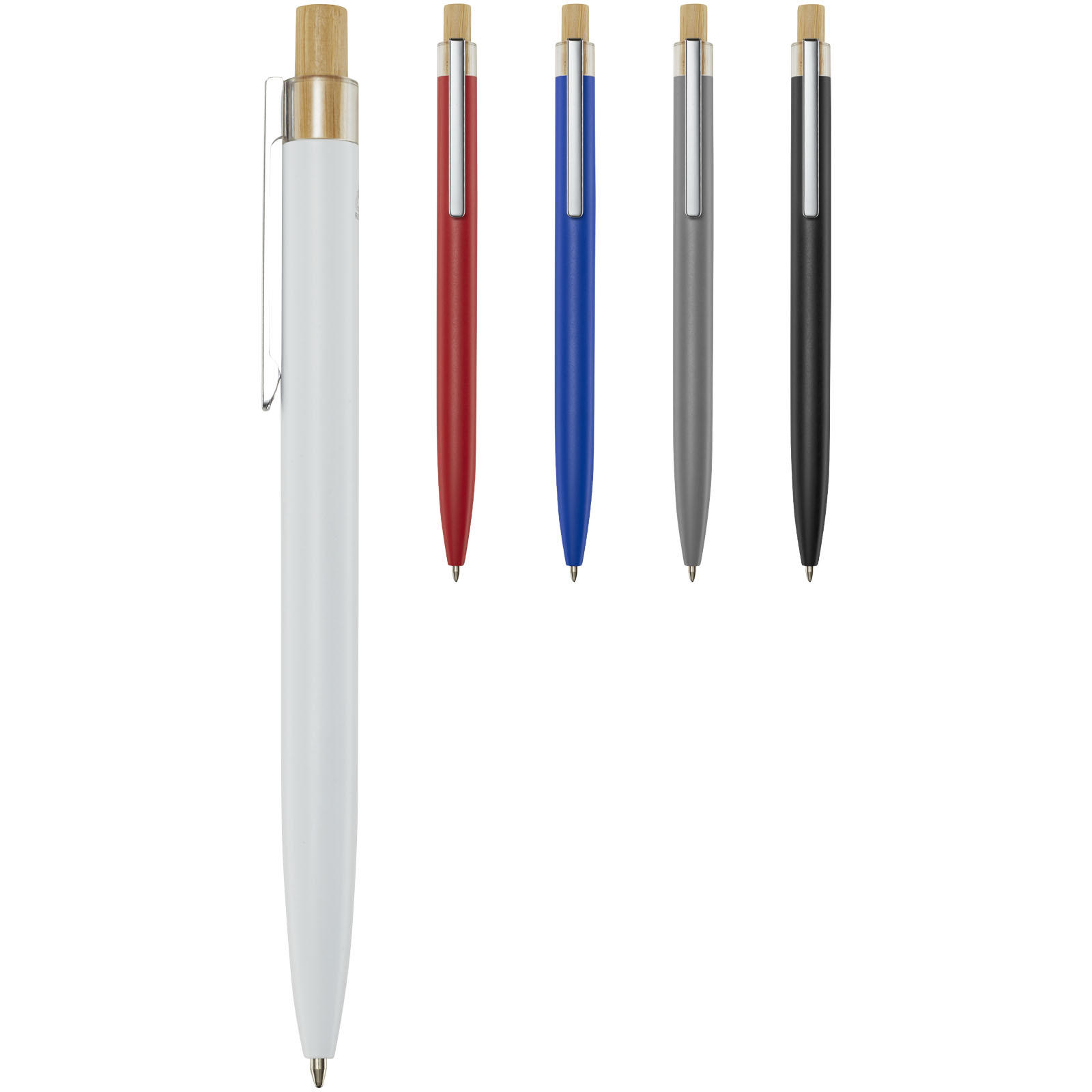 Stylo bille en aluminium recyclé Nooshin (encre bleue)