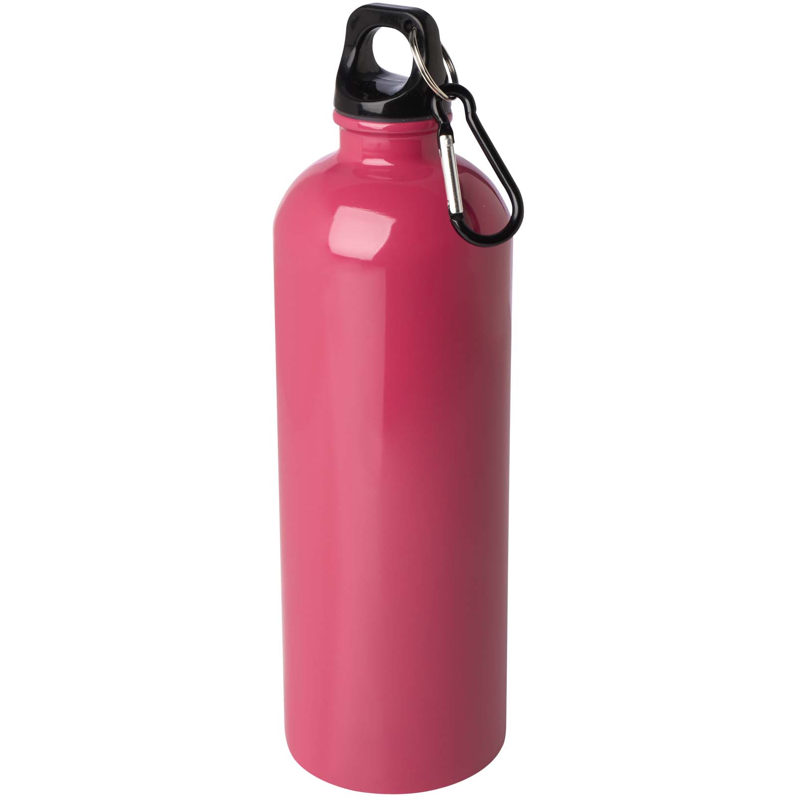 Bouteille d'eau Oregon de 750 ml simple paroi en acier recyclé certifié RCS avec mousqueton