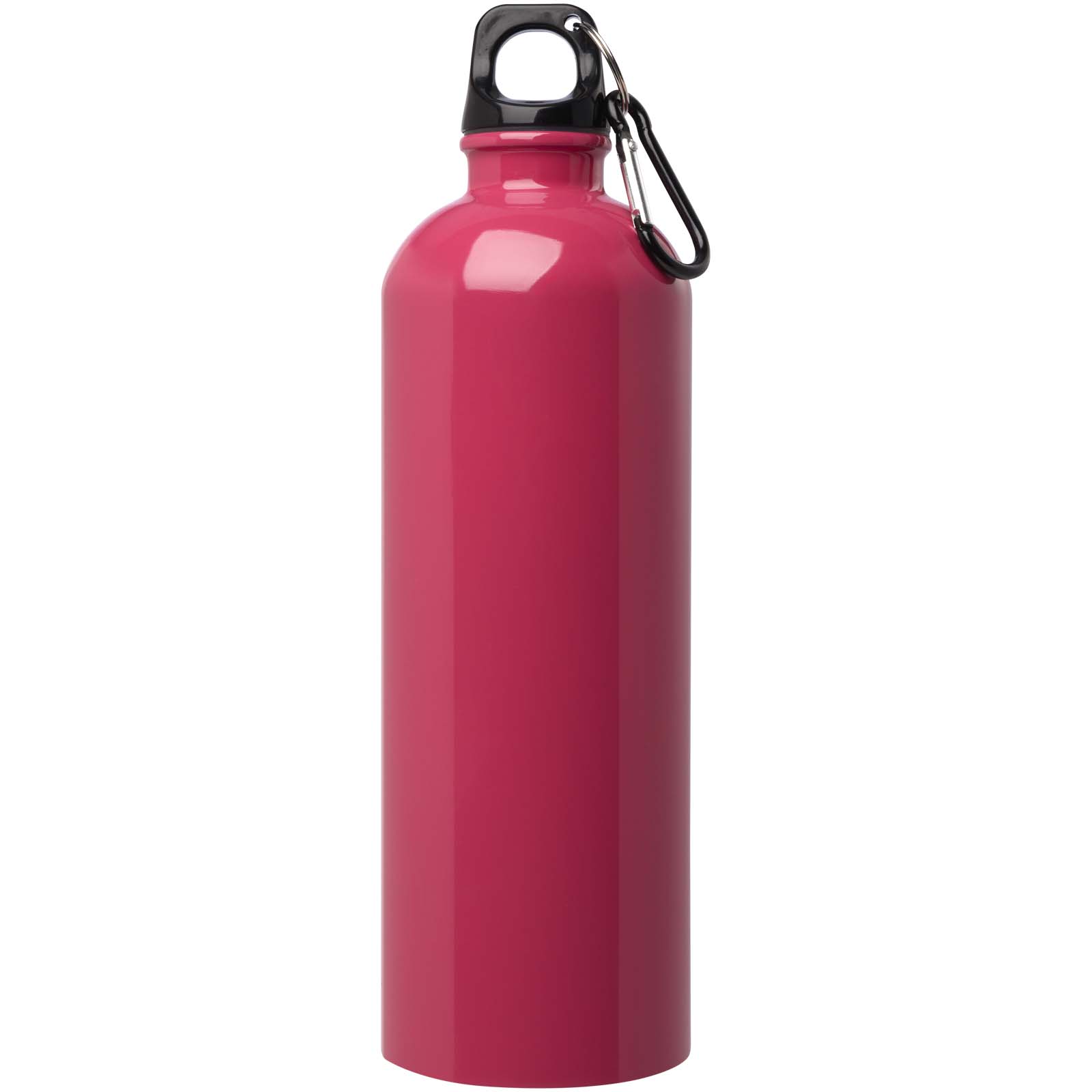 Bouteille d'eau Oregon de 750 ml simple paroi en acier recyclé certifié RCS avec mousqueton