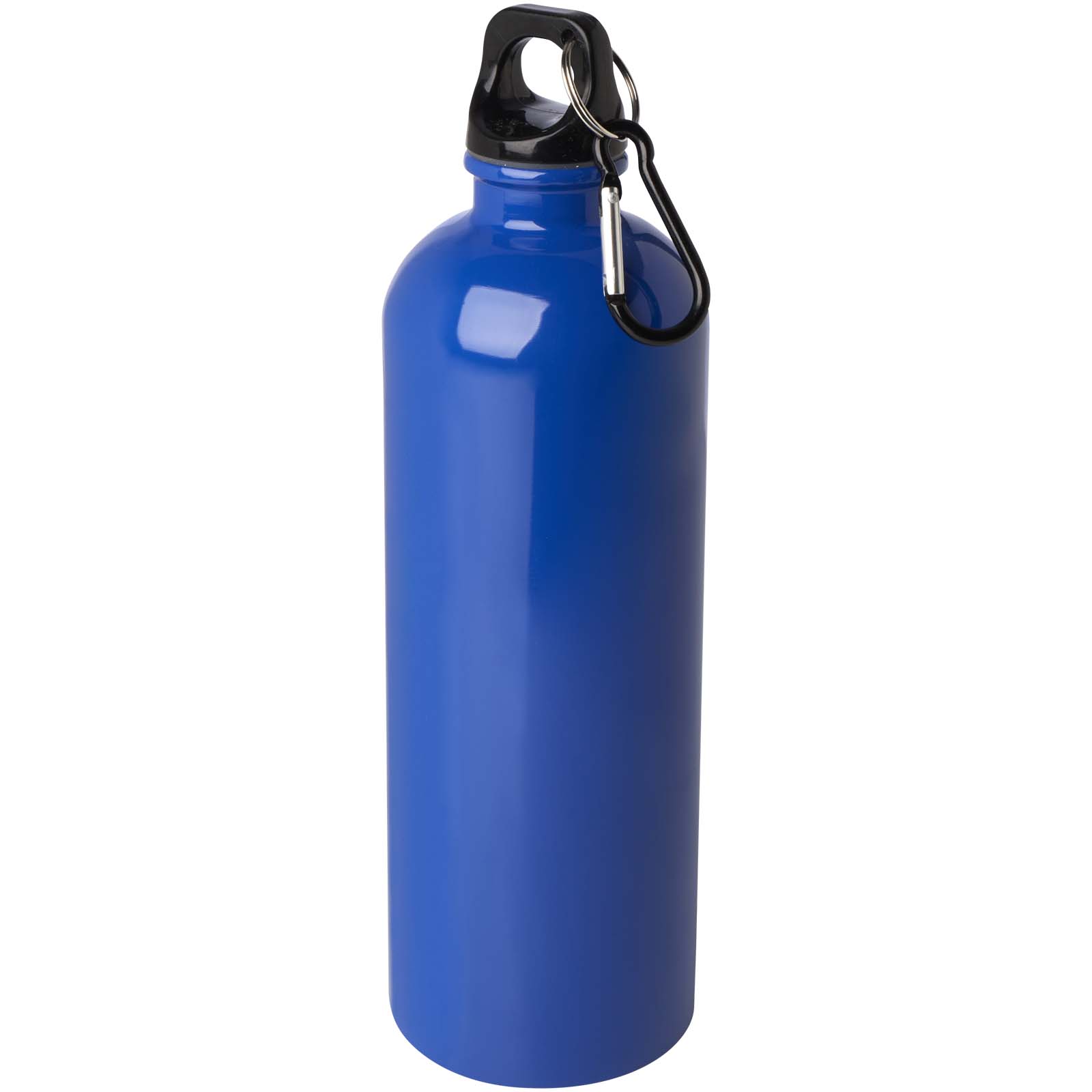 Bouteille d'eau Oregon de 750 ml simple paroi en acier recyclé certifié RCS avec mousqueton
