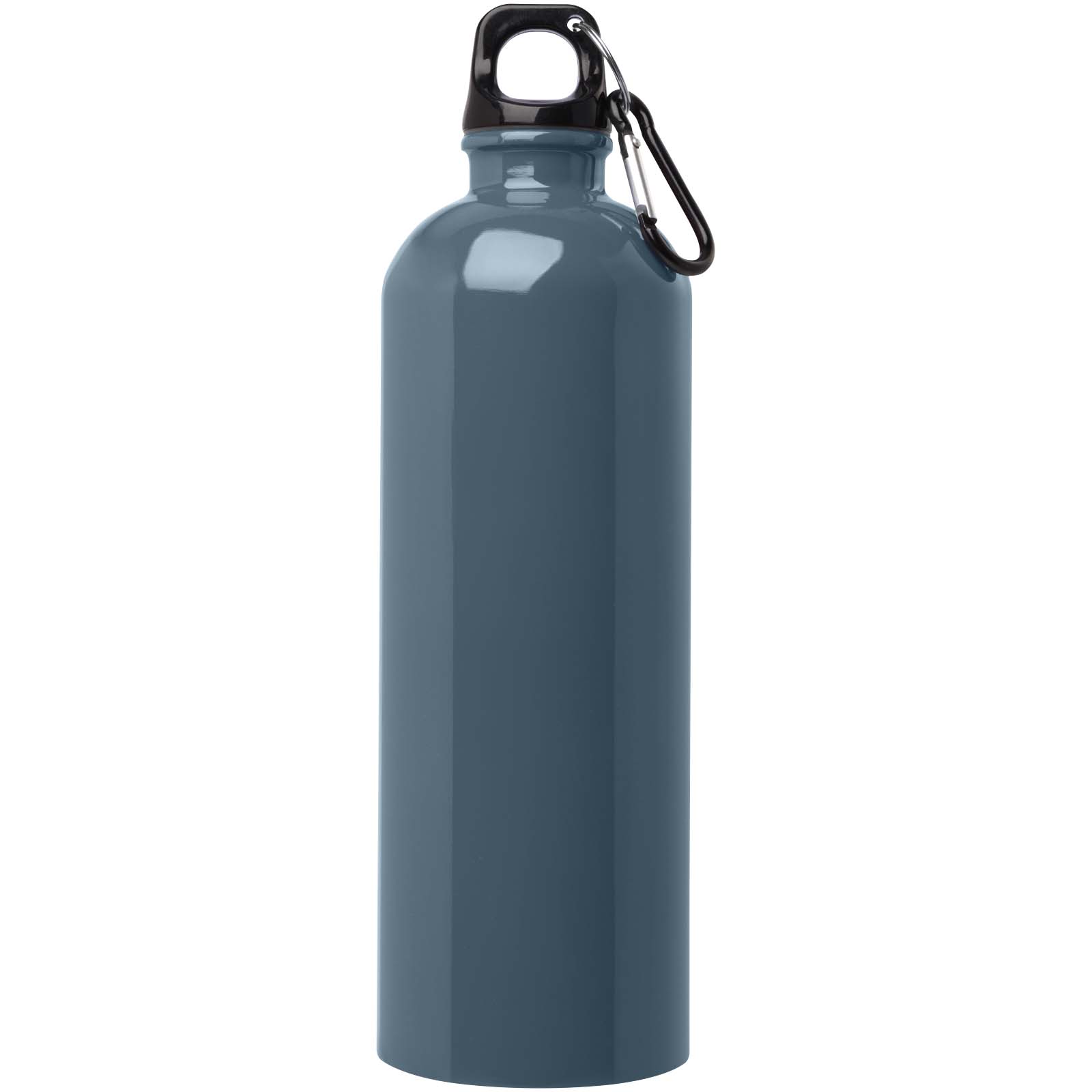 Bouteille d'eau Oregon de 750 ml simple paroi en acier recyclé certifié RCS avec mousqueton