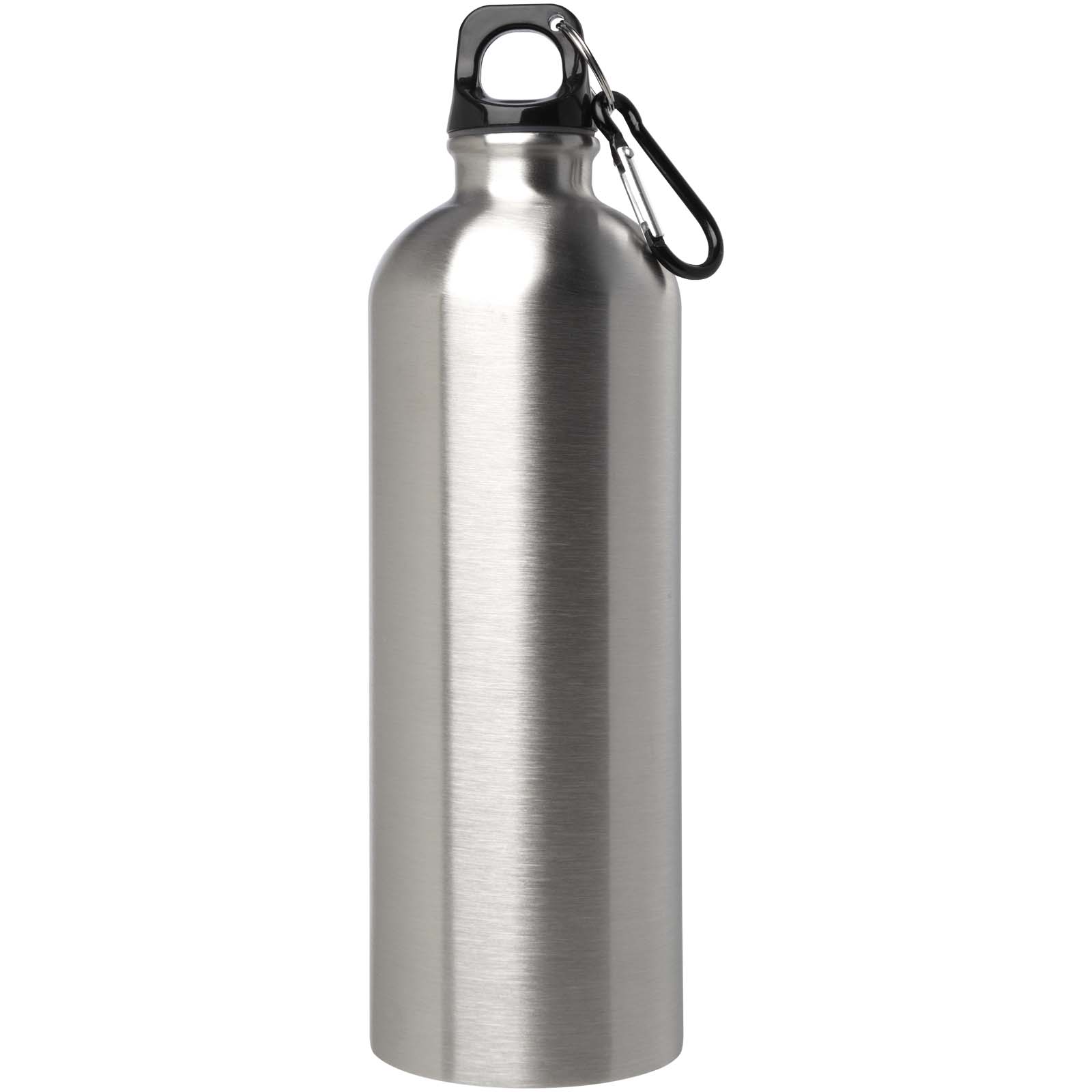 Bouteille d'eau Oregon de 750 ml simple paroi en acier recyclé certifié RCS avec mousqueton