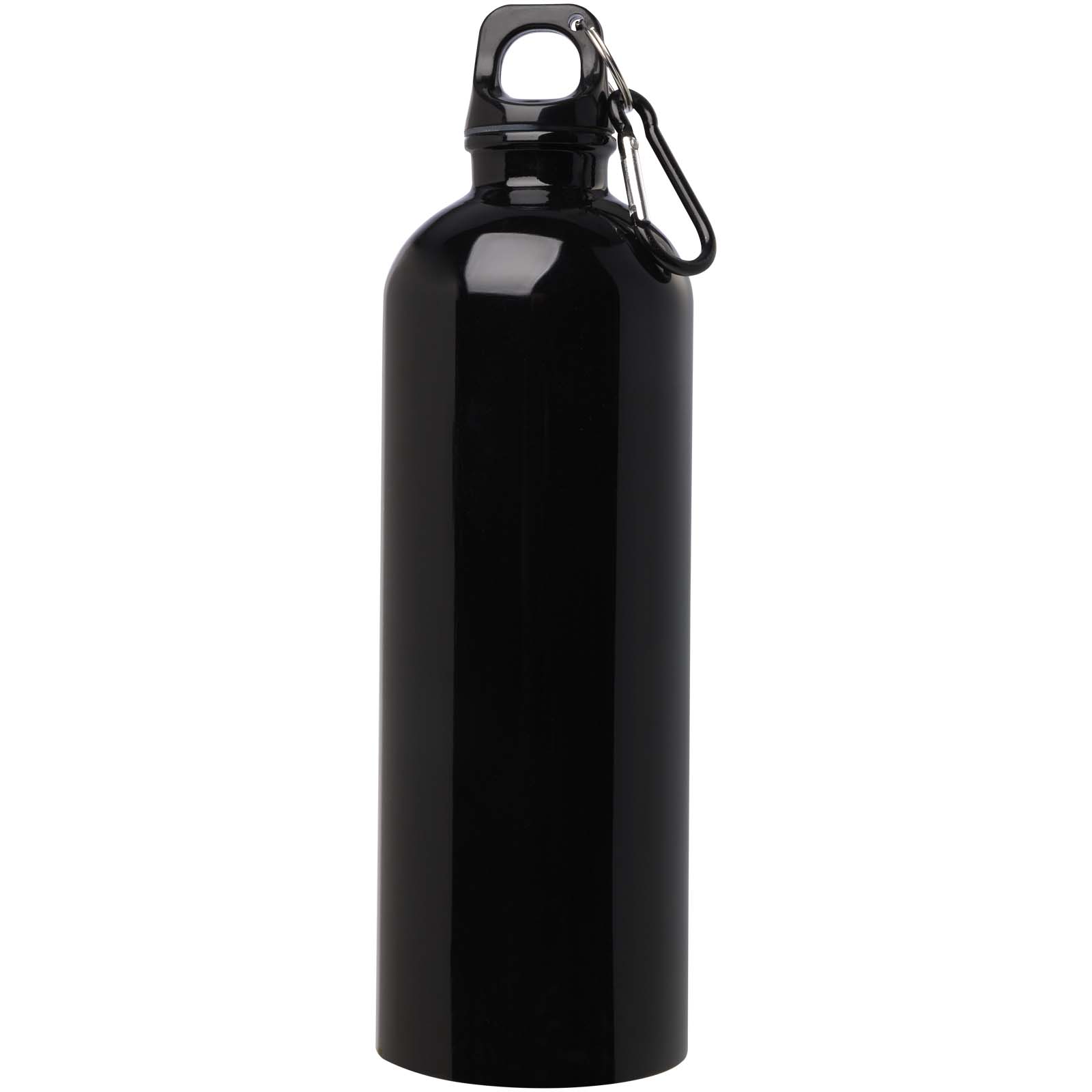 Bouteille d'eau Oregon de 750 ml simple paroi en acier recyclé certifié RCS avec mousqueton