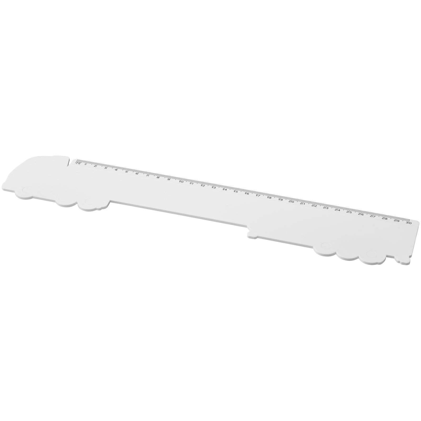 Règle Tait de 30 cm en plastique recyclé en forme de camion