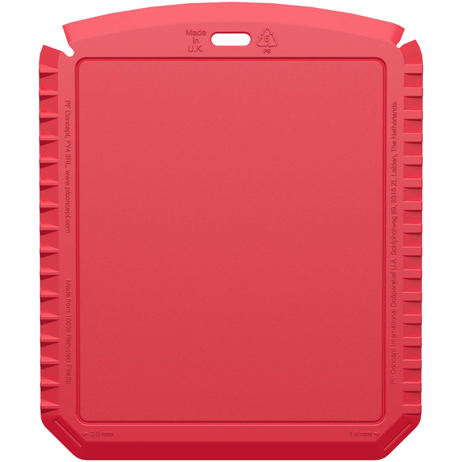 Grattoir à glace Thrym rectangulaire et en plastique recyclé