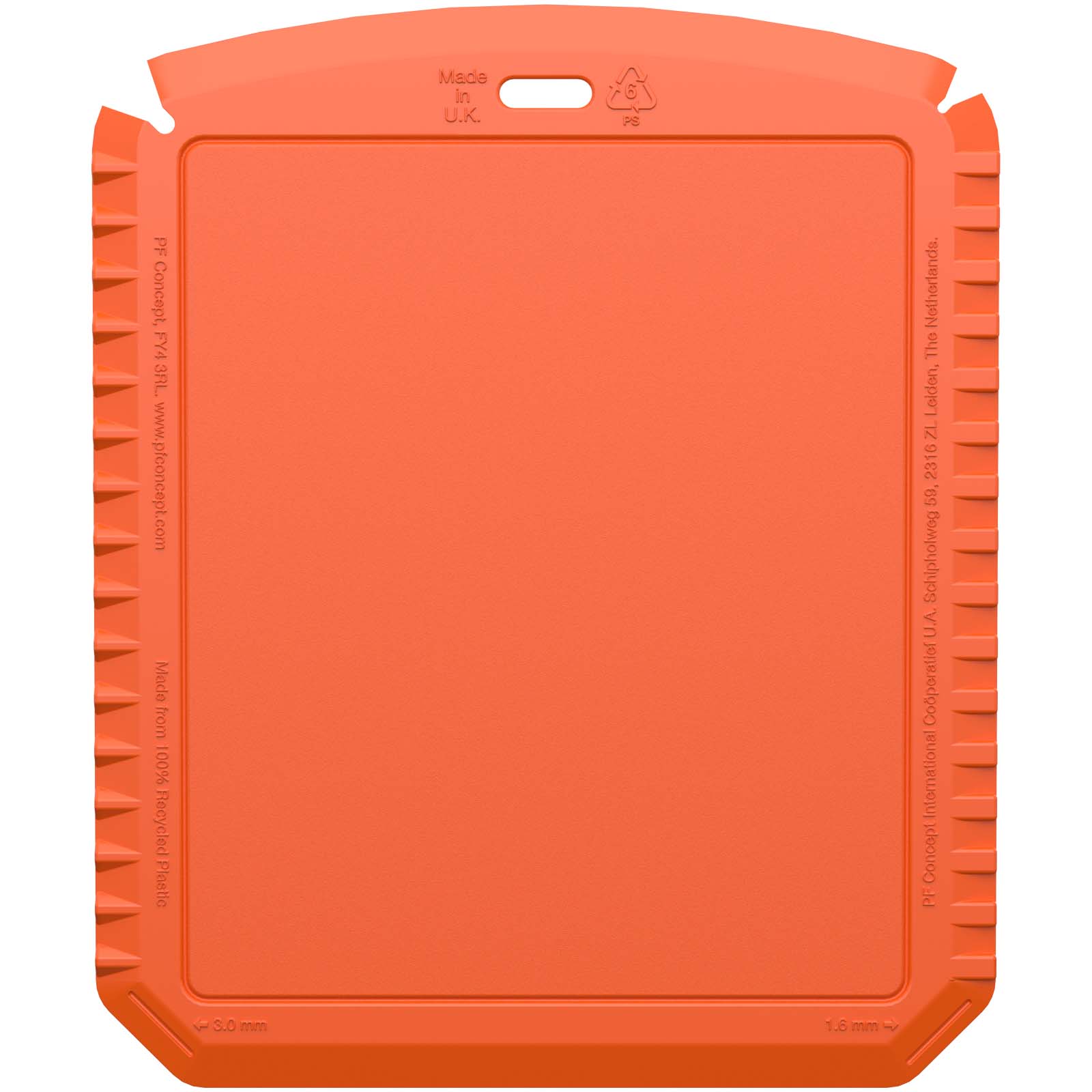 Grattoir à glace Thrym rectangulaire et en plastique recyclé