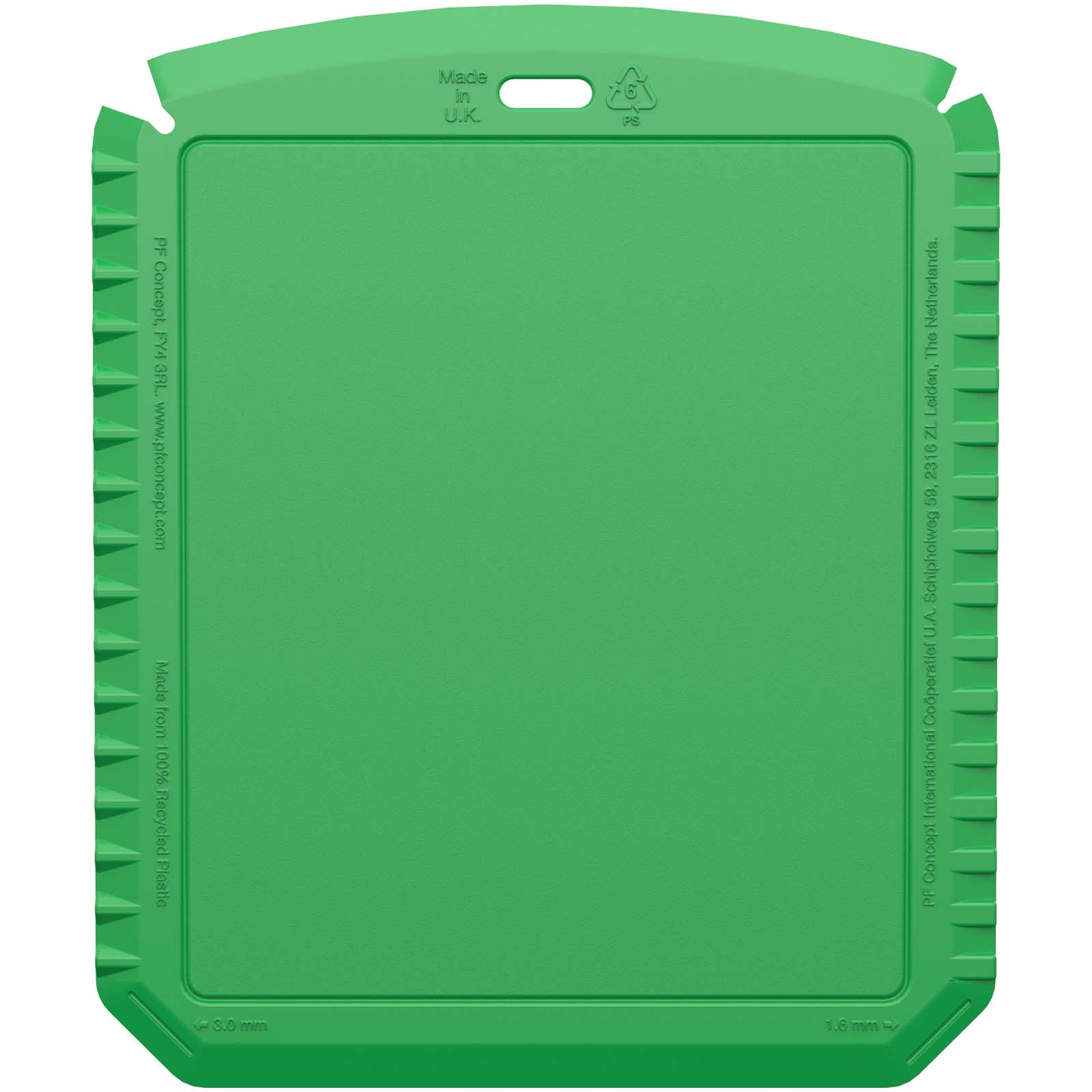 Grattoir à glace Thrym rectangulaire et en plastique recyclé
