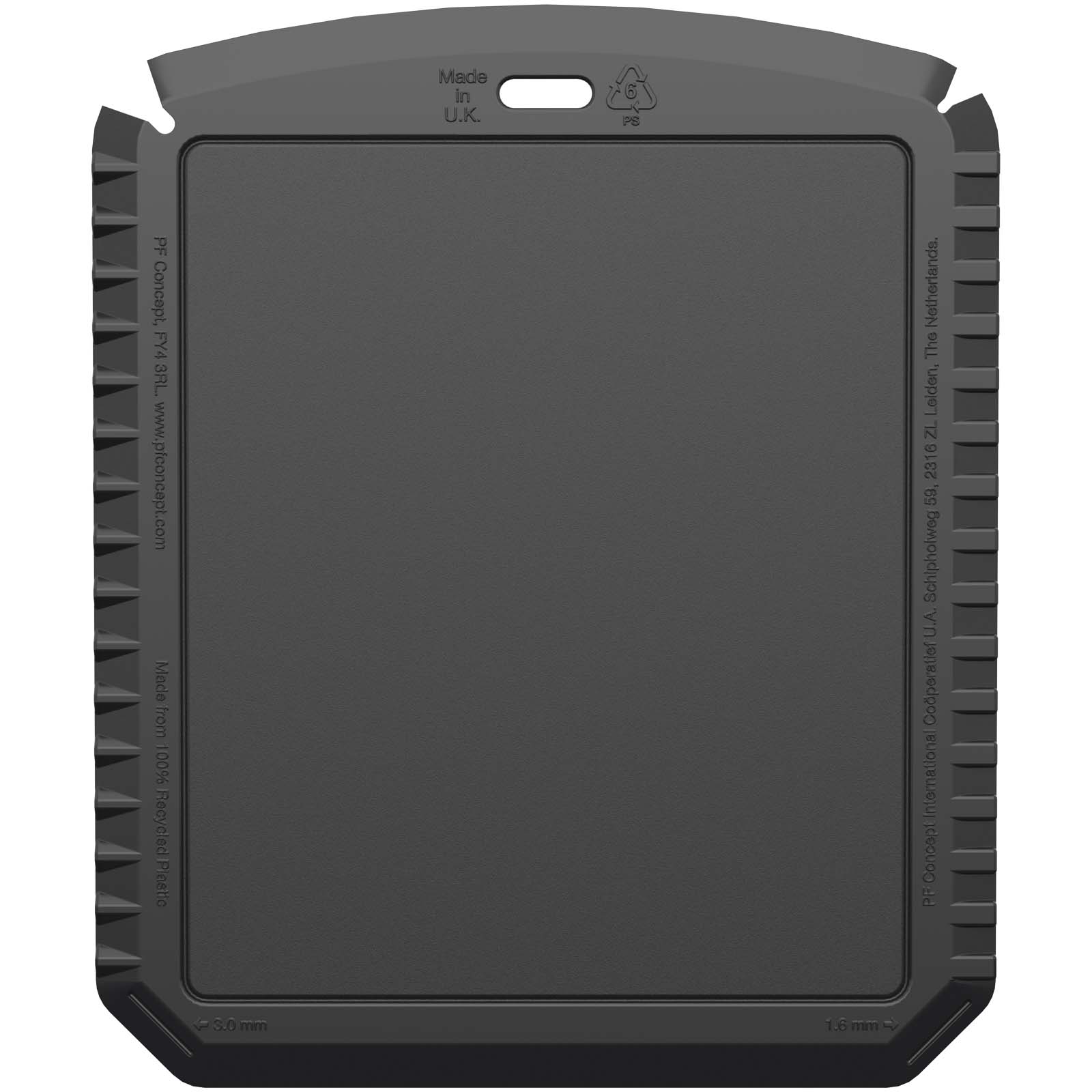 Grattoir à glace Thrym rectangulaire et en plastique recyclé