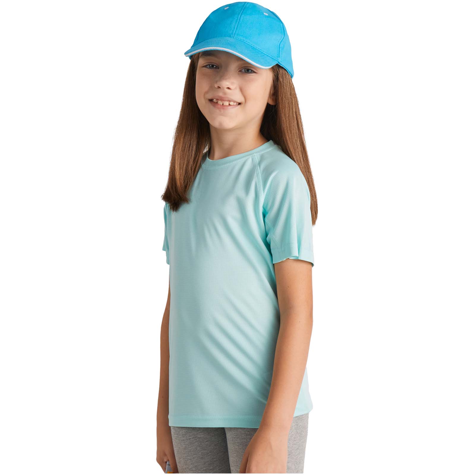 Roly T-shirt de sport de 135 g/m² Bahrain à manches courtes pour enfant