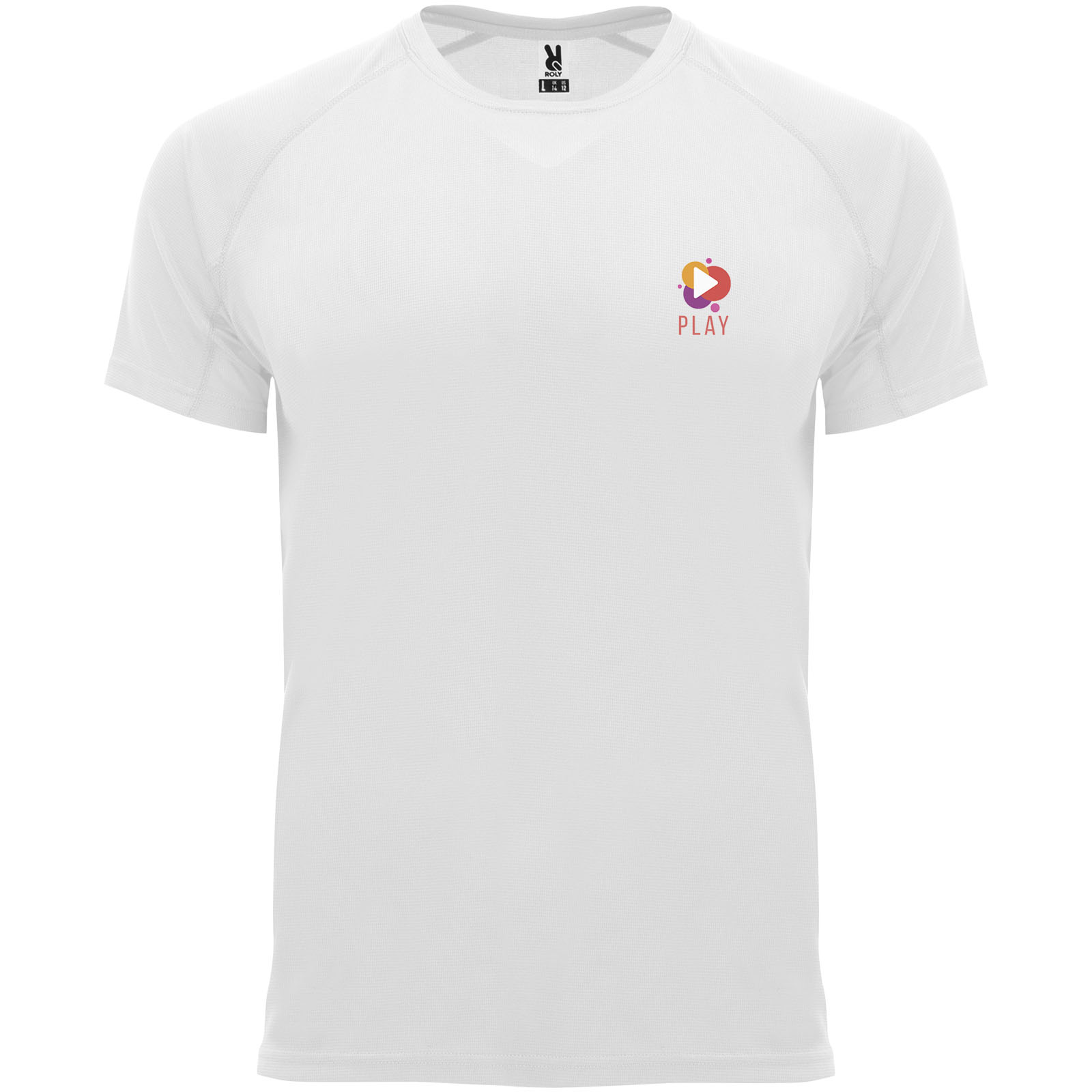 Roly T-shirt de sport de 135 g/m² Bahrain à manches courtes pour enfant