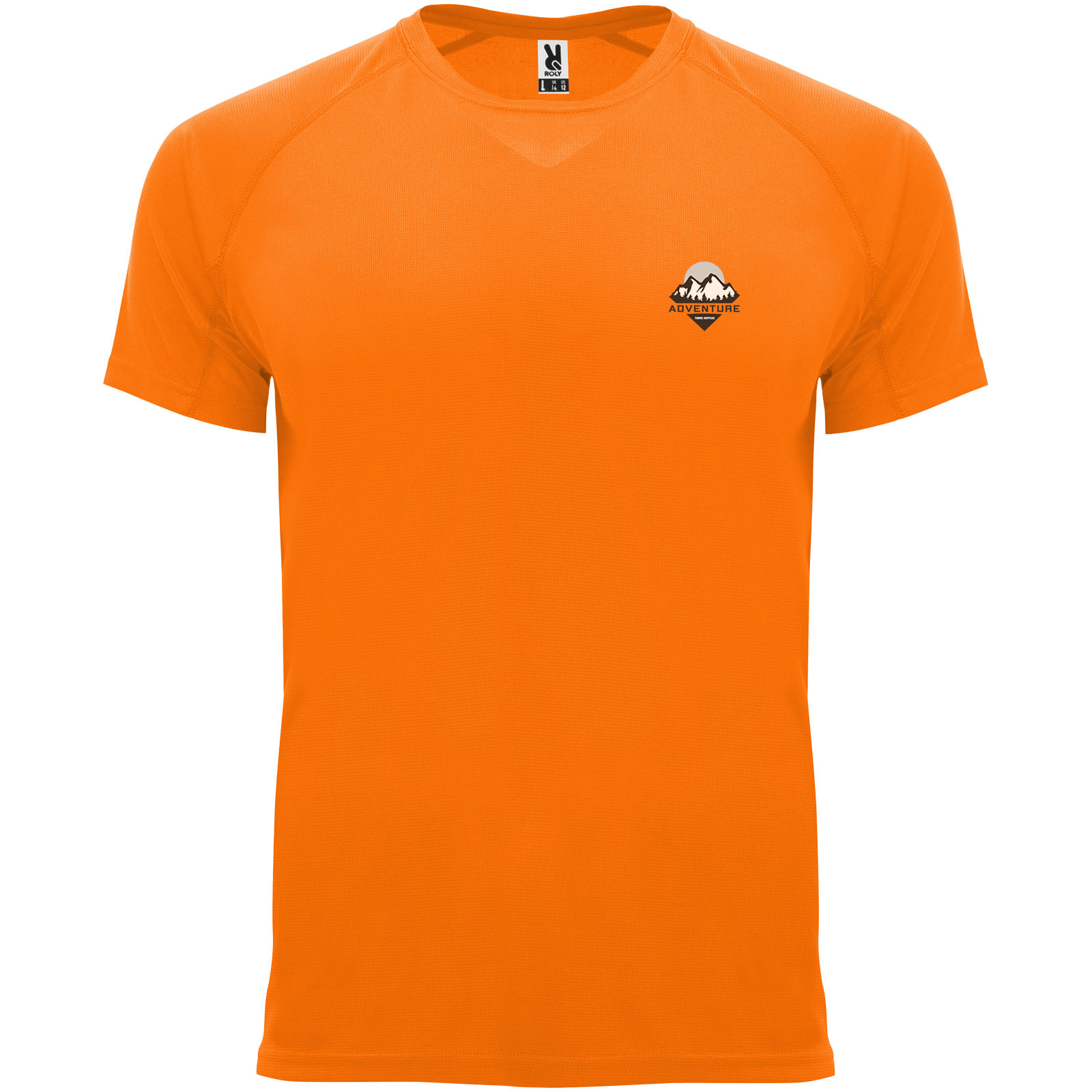 Roly T-shirt de sport de 135 g/m² Bahrain à manches courtes pour enfant