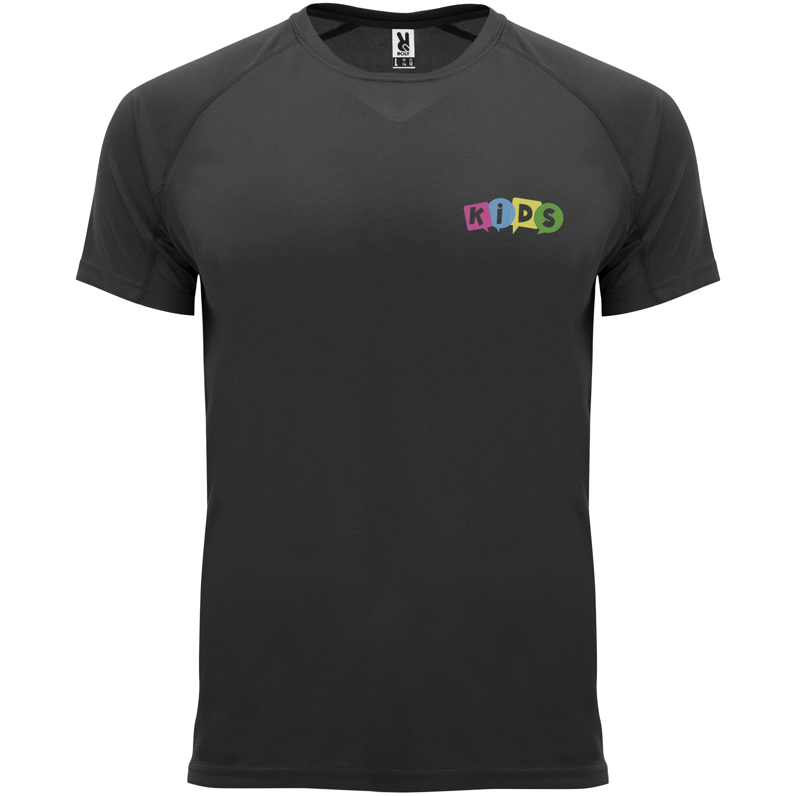 Roly T-shirt de sport de 135 g/m² Bahrain à manches courtes pour enfant